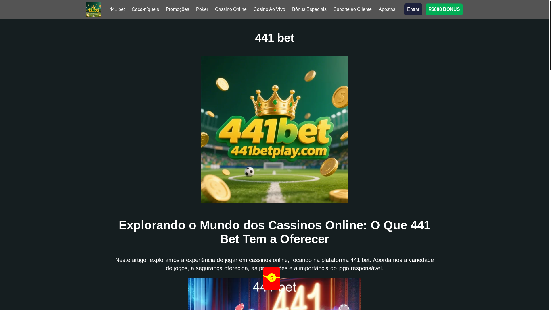 website screenshot of https://441betplay.com/