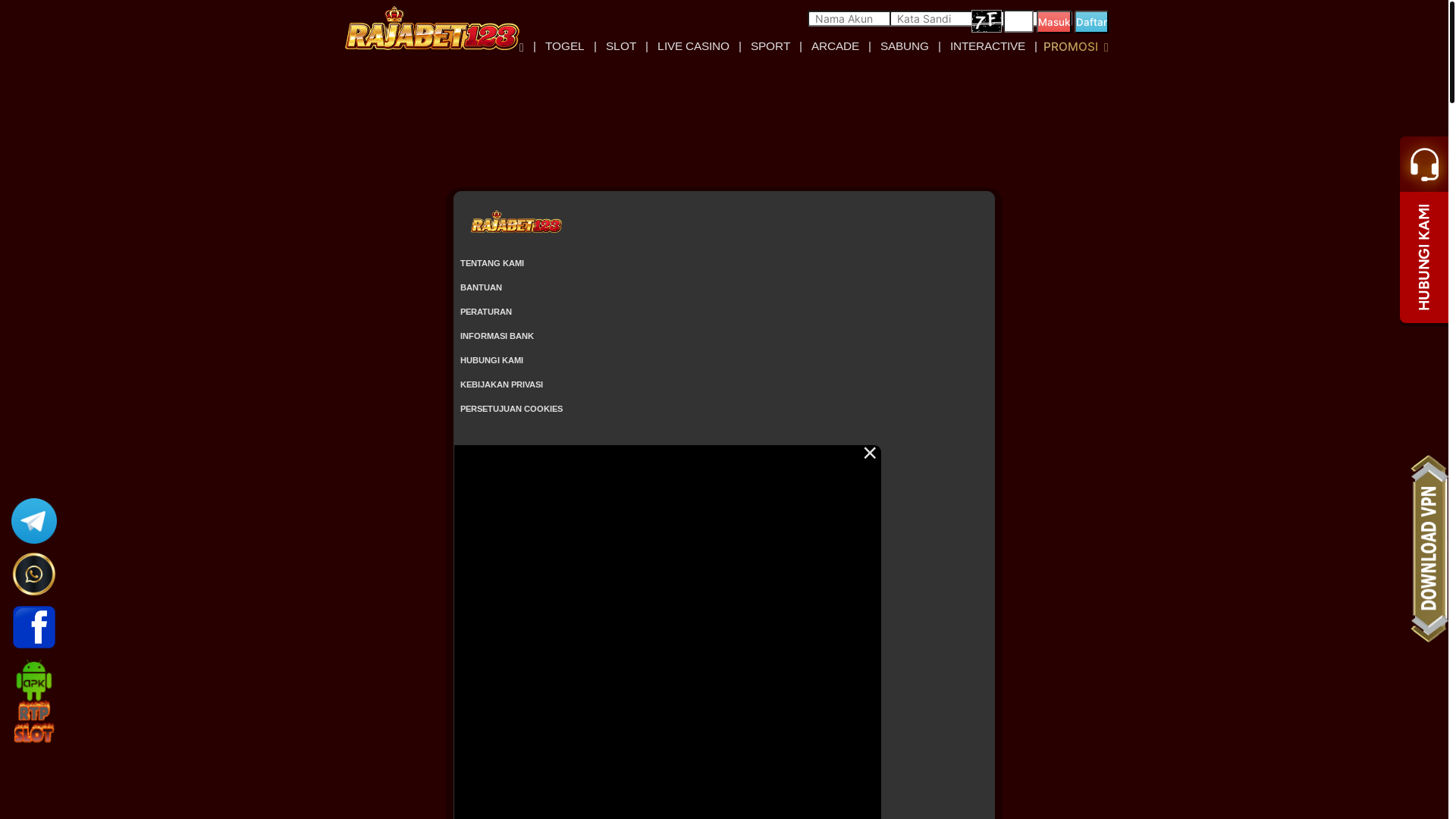 website screenshot of https://rajabet123-2026.com/