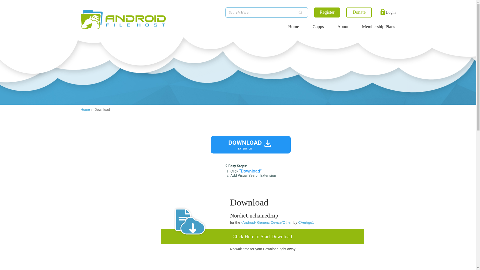website screenshot of https://androidfilehost.com/?fid=17825722713688273060#google_vignette