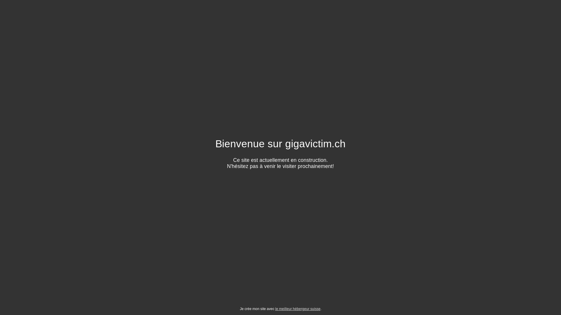 website screenshot of https://gigavictim.ch/