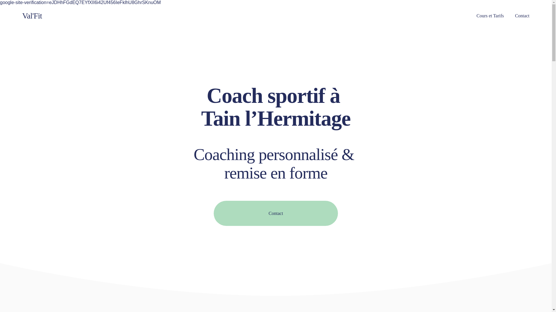 website screenshot of https://coachsportiftain.fr/