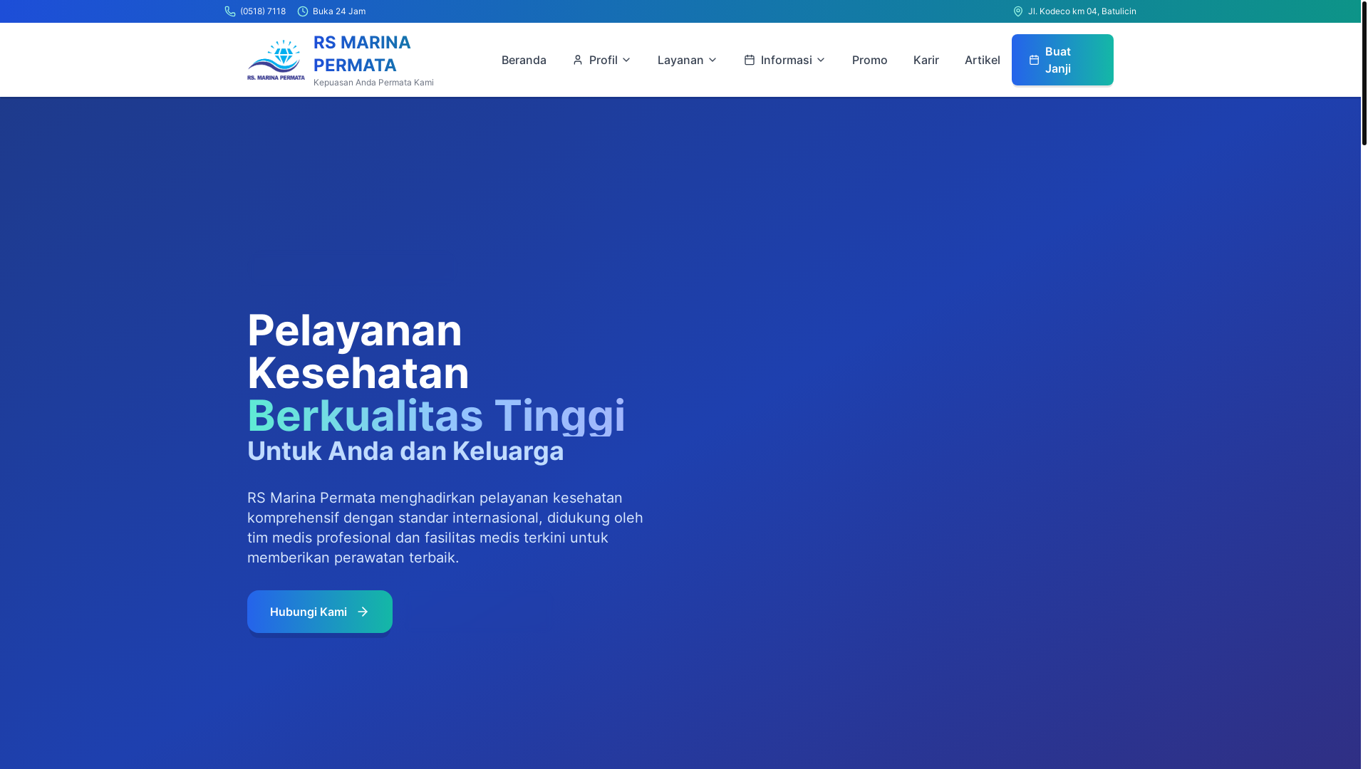 website screenshot of https://athristik.my.id/