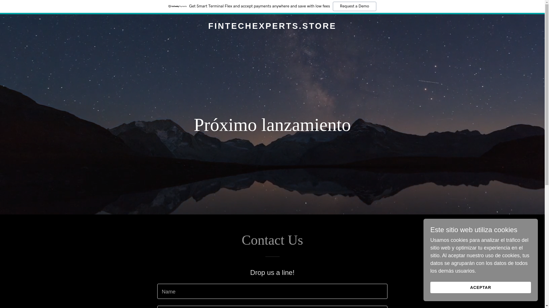 website screenshot of https://fintechexperts.store/