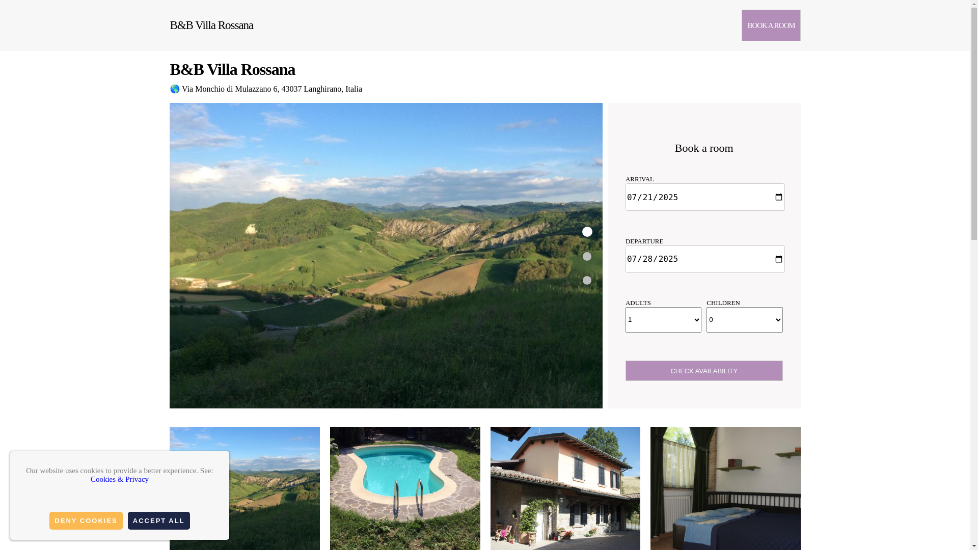 website screenshot of https://b-b-villa-rossana.com.es/