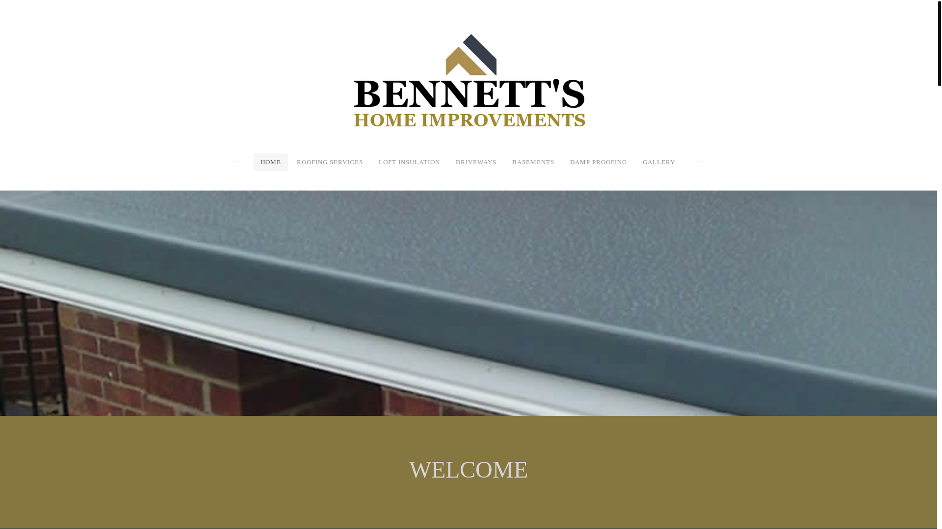 website screenshot of https://bennettshomeimprovements.co.uk/