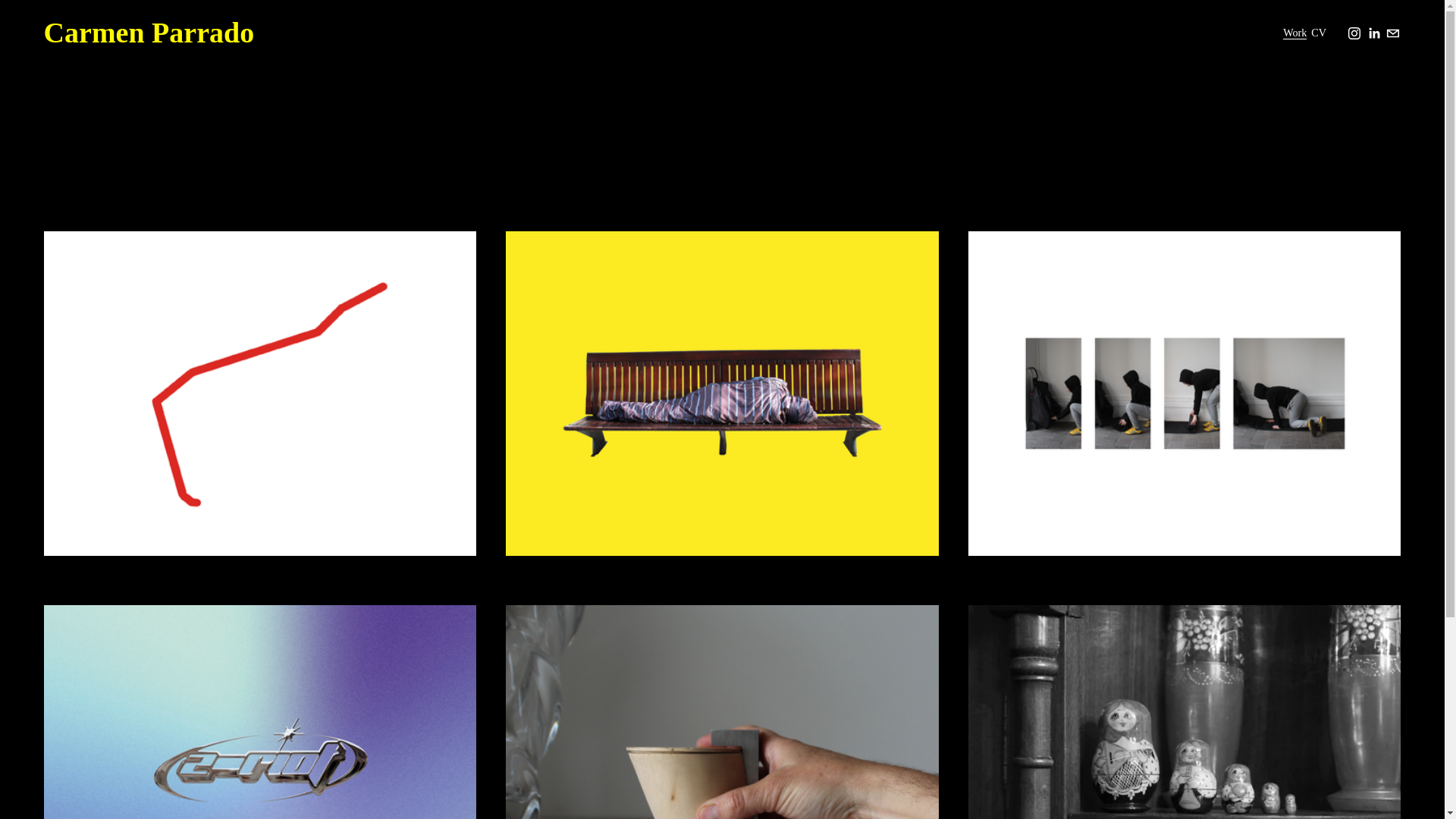 website screenshot of https://carmenparrado.com/