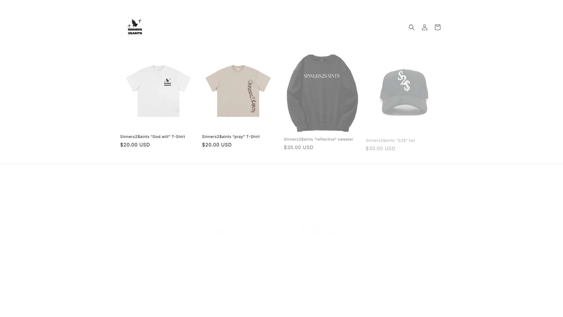 website screenshot of https://sinners2saintss.com/