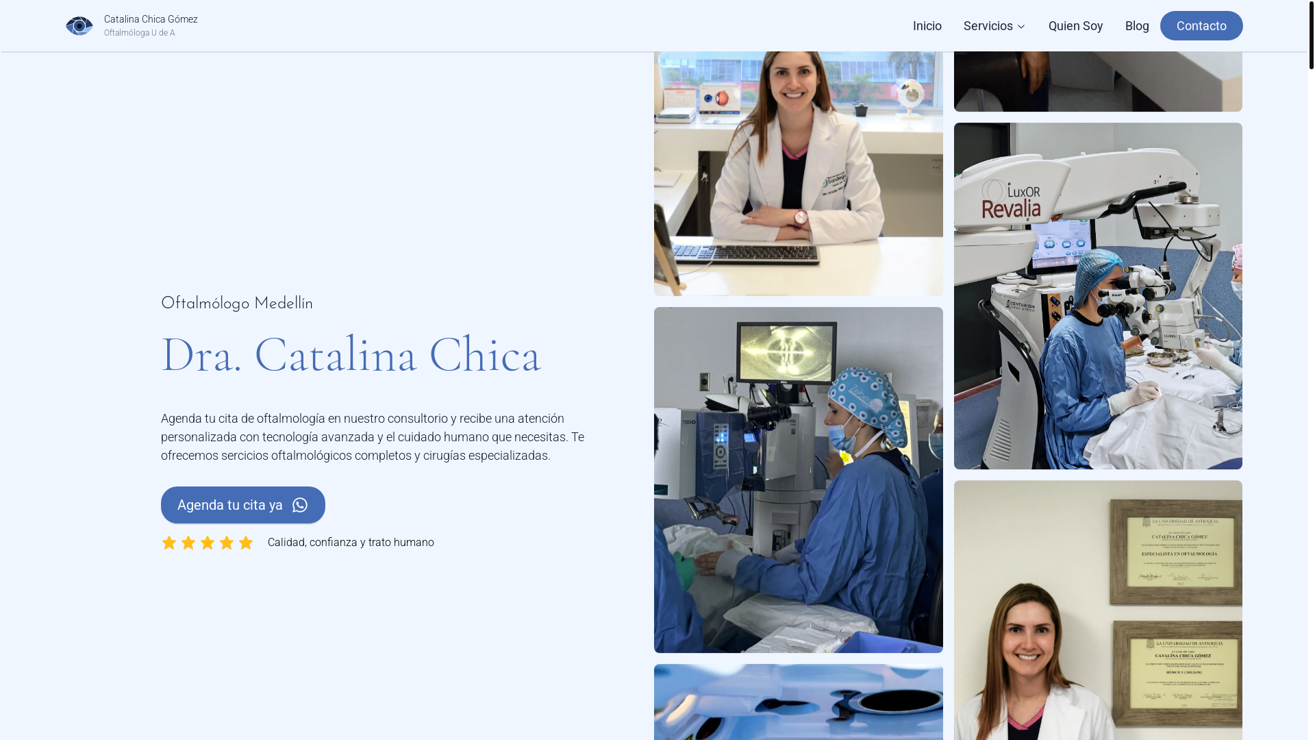 website screenshot of https://catalina-chica.pages.dev/