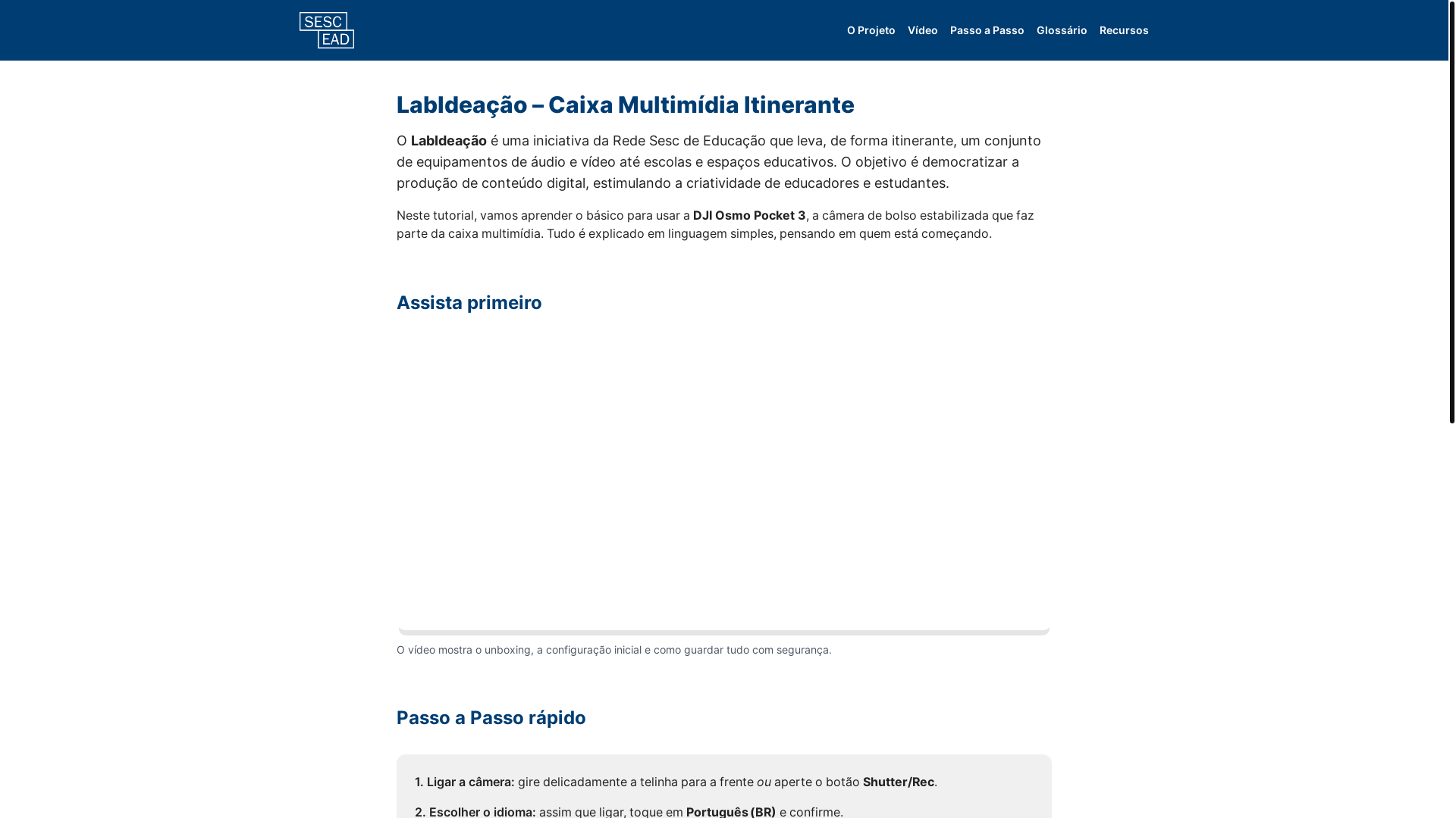 website screenshot of https://labideacao.pages.dev/