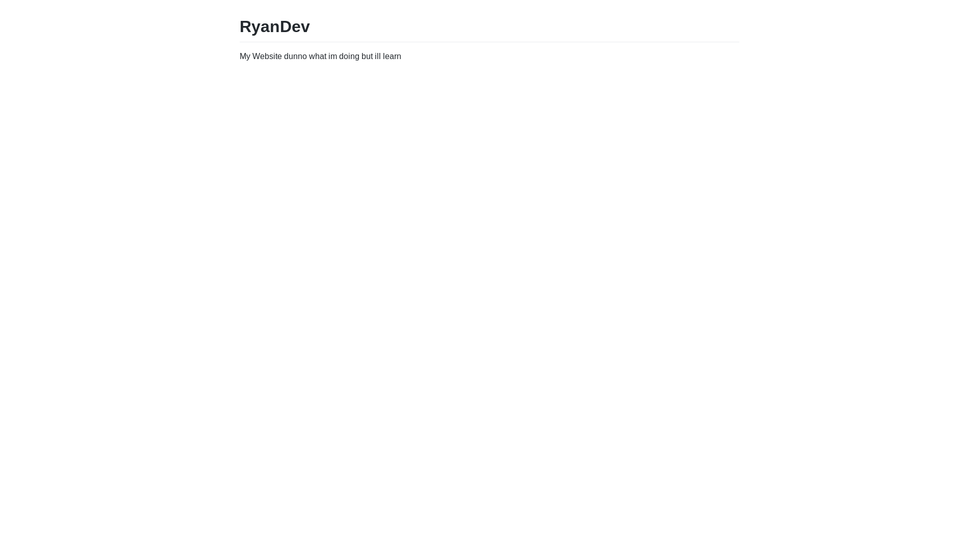 website screenshot of https://ryandev.uk/
