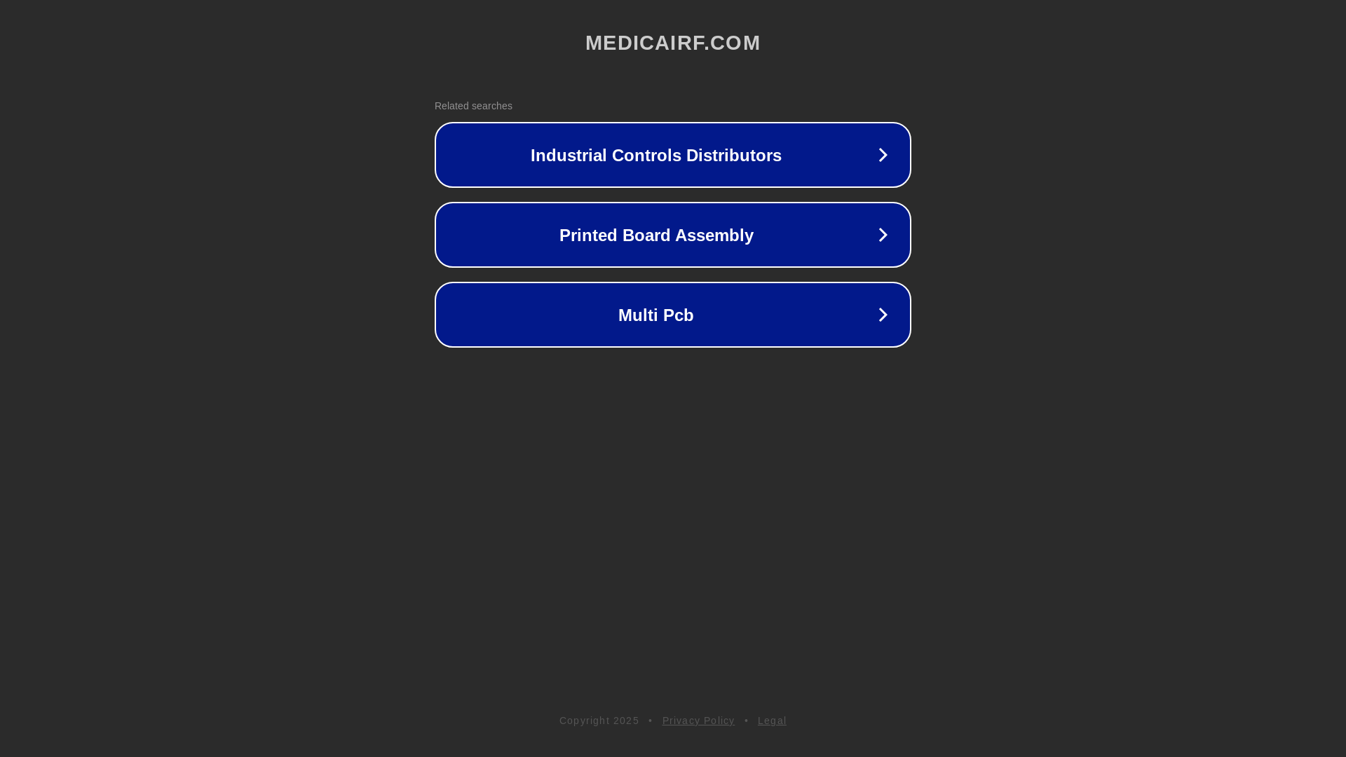 website screenshot of https://medicairf.com/