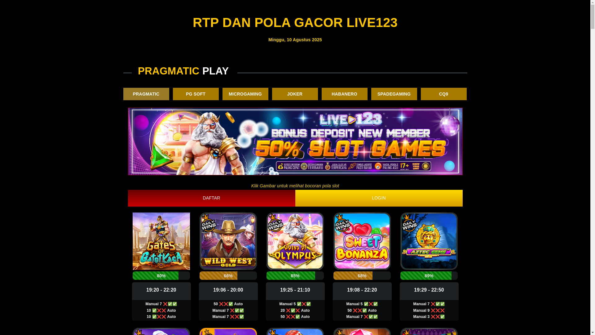 website screenshot of https://rtplive123bus4.com/