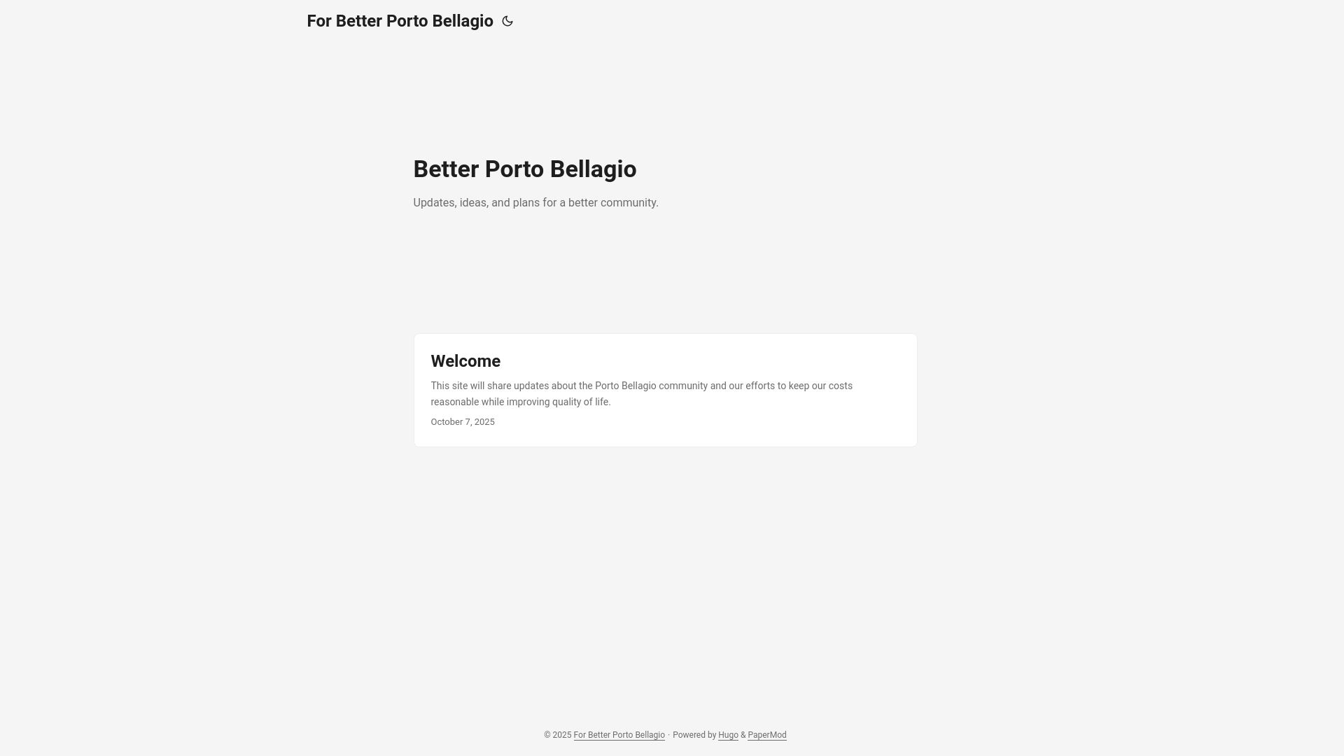 website screenshot of https://betterportobellagio.com/