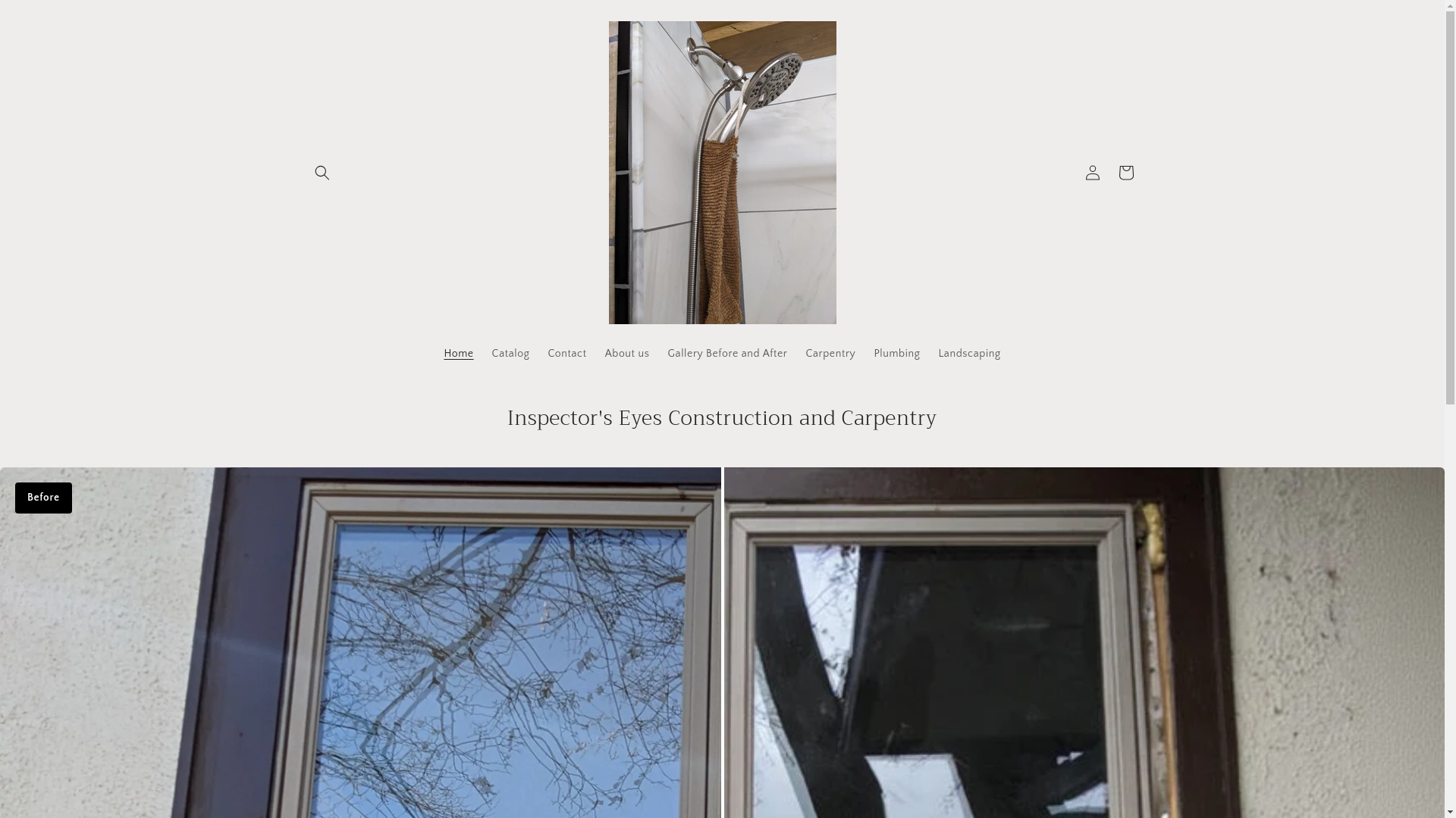 website screenshot of https://inspectorseyesconstructionmadison.com/