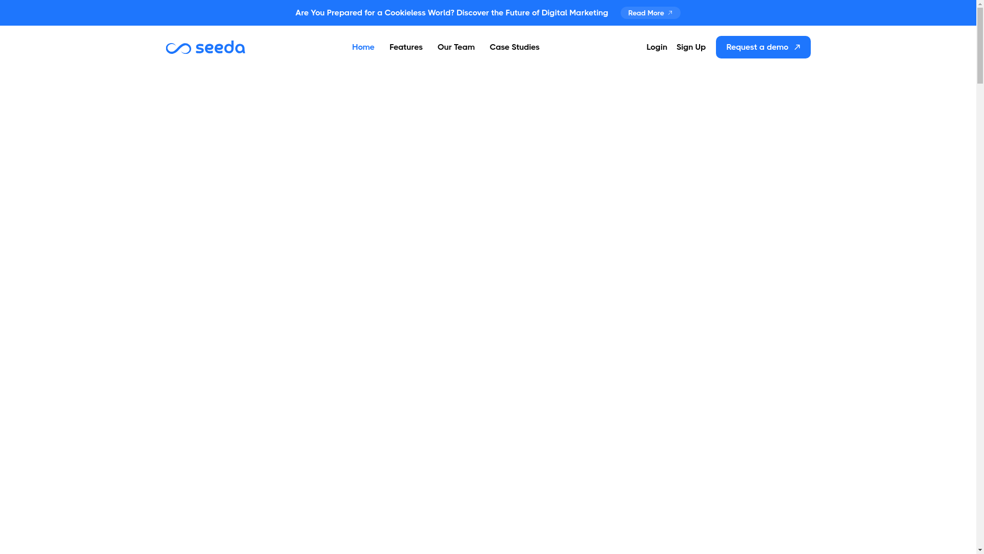 website screenshot of https://seeda-team.com/