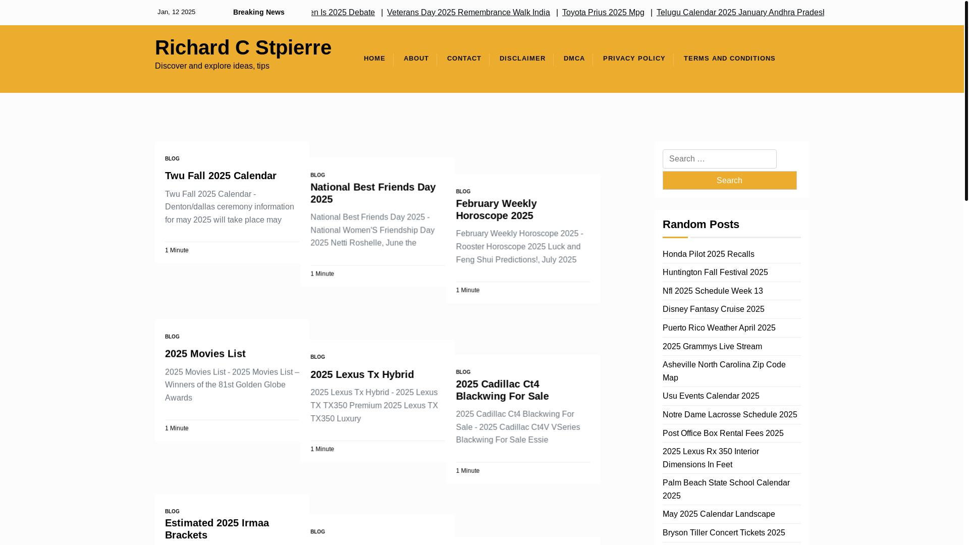 website screenshot of https://richardcstpierrej.pages.dev/