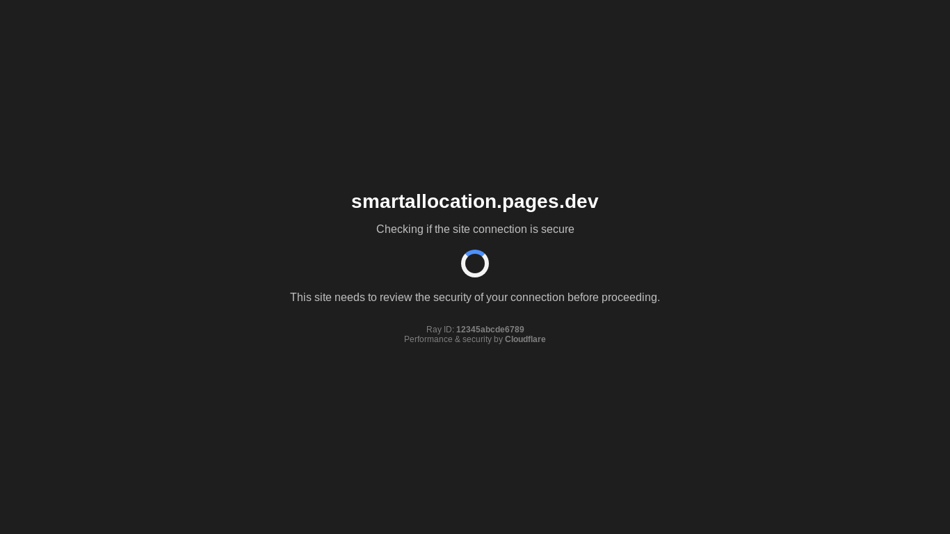 website screenshot of https://smartallocation.pages.dev/