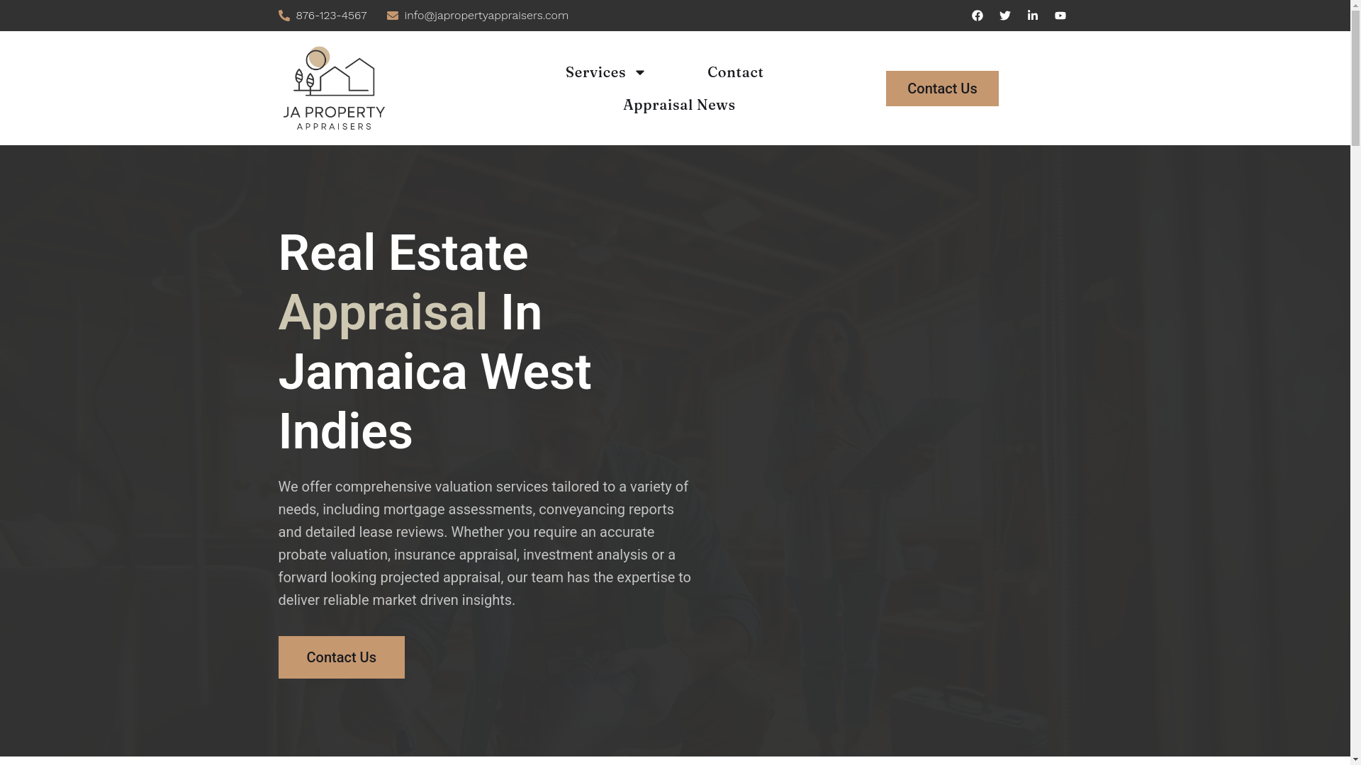 website screenshot of https://propertyvaluersja.pages.dev/