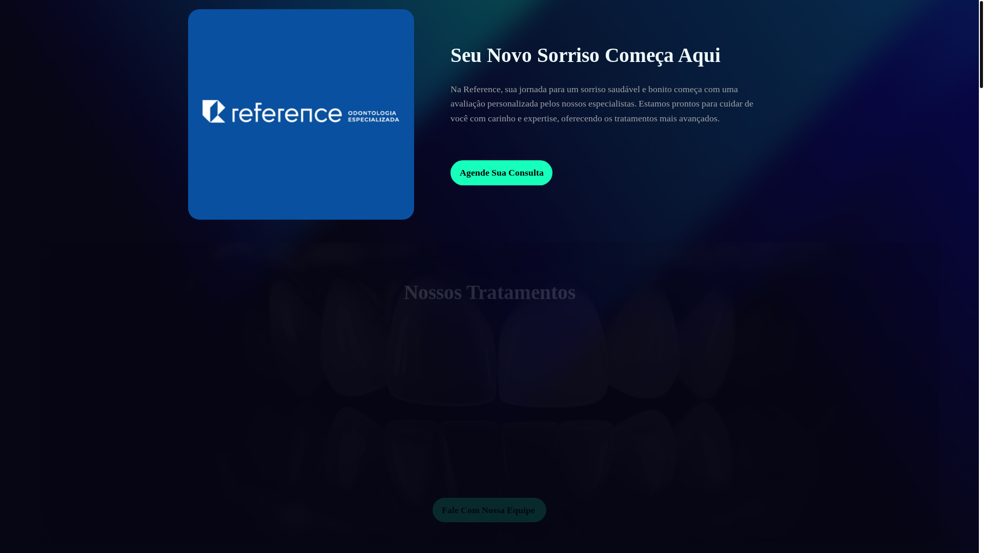 website screenshot of https://referencetoledo.com.br/