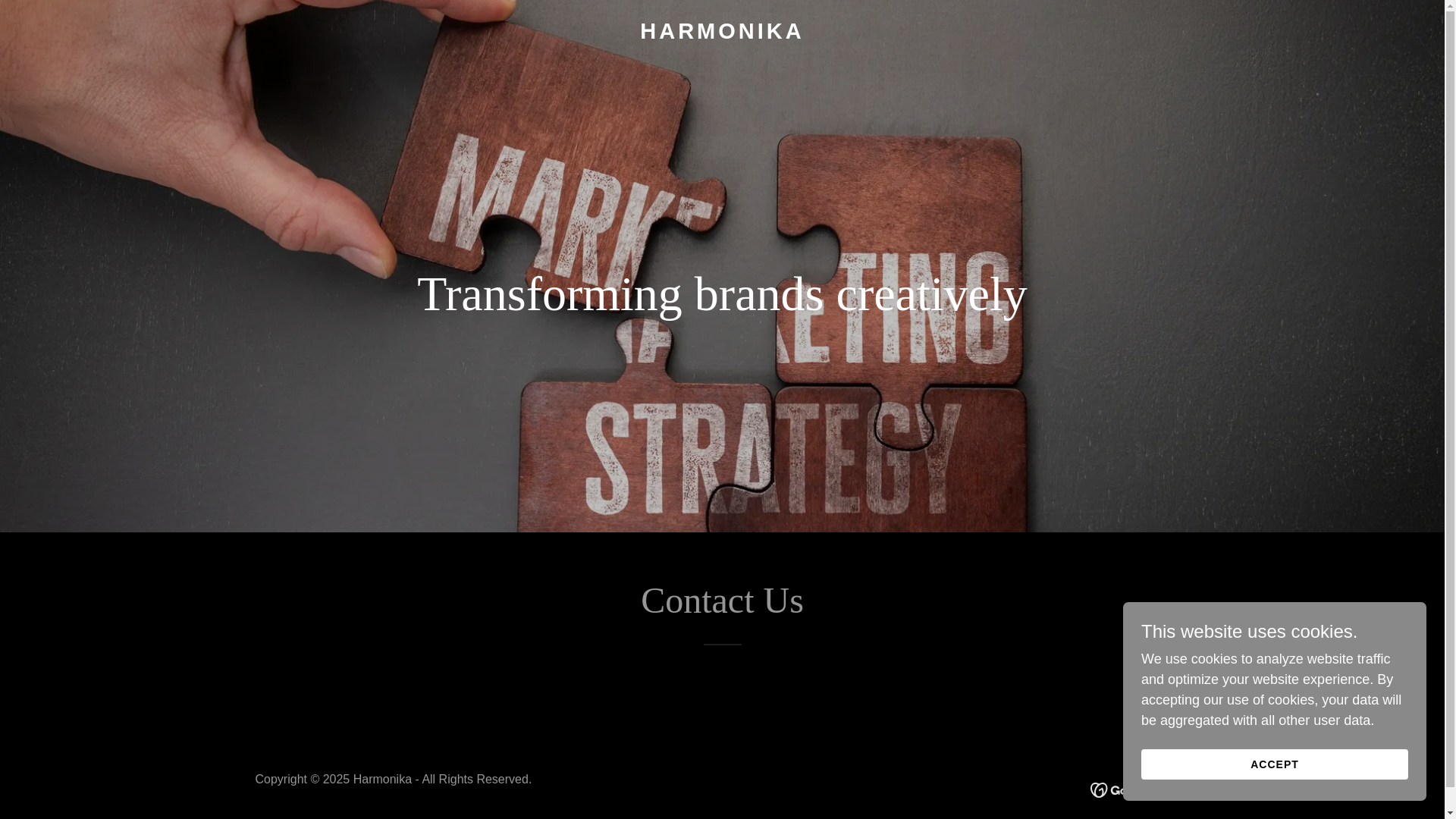 website screenshot of https://harmonika.co.za/