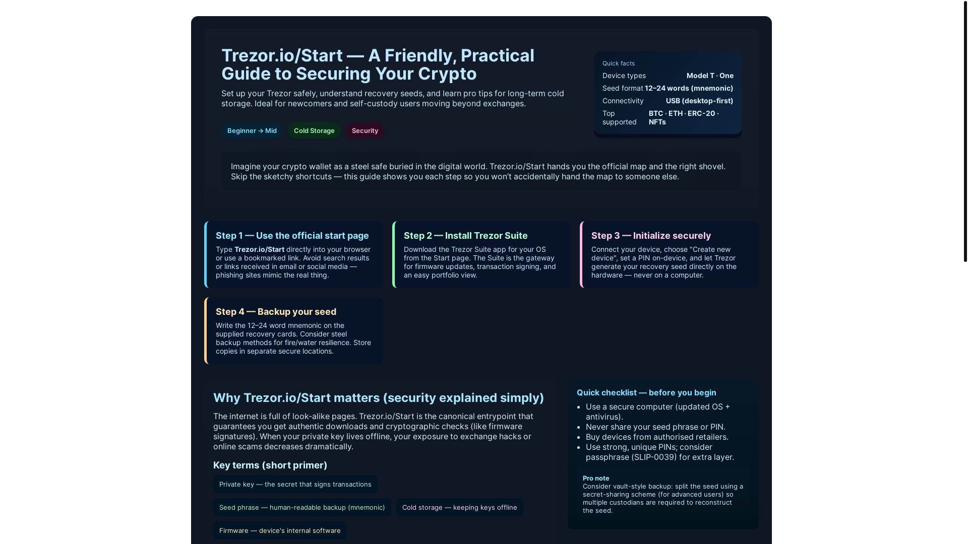 website screenshot of https://trezor-startoius.pages.dev/