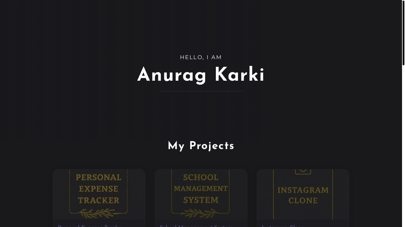 website screenshot of https://karkianurag.com.np/