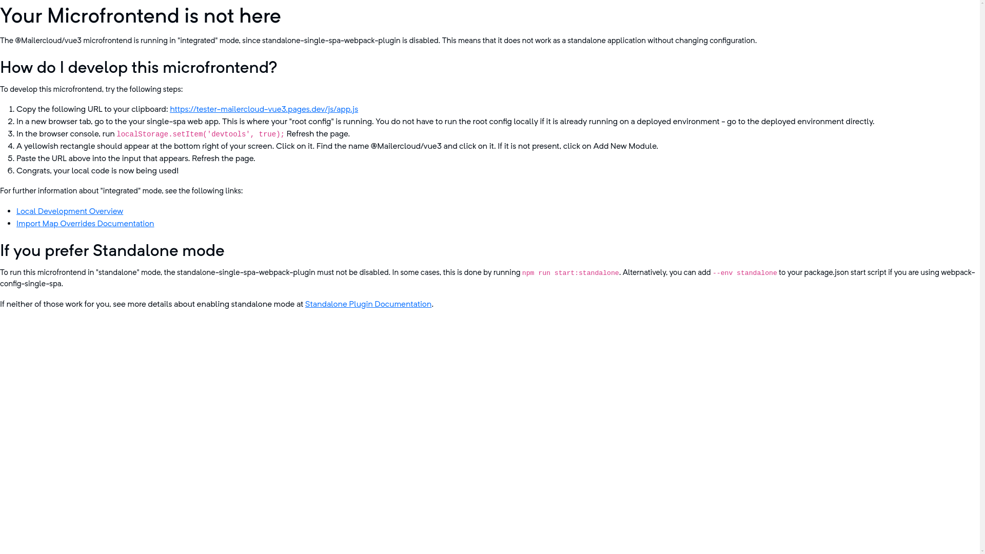 website screenshot of https://tester-mailercloud-vue3.pages.dev/