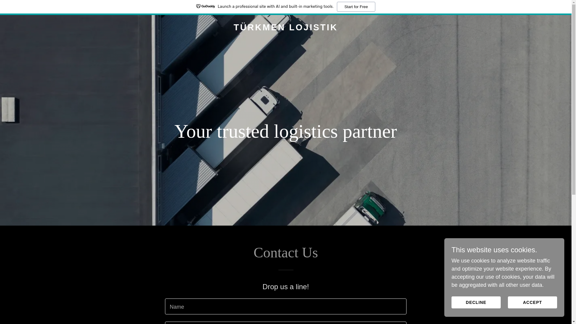 website screenshot of https://xn--trkmenlojistik-gsb.com/