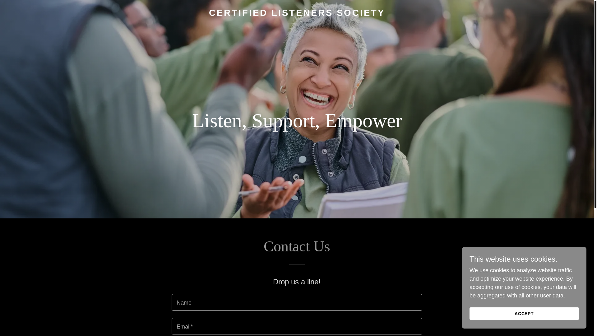 website screenshot of https://clsdonate.in/
