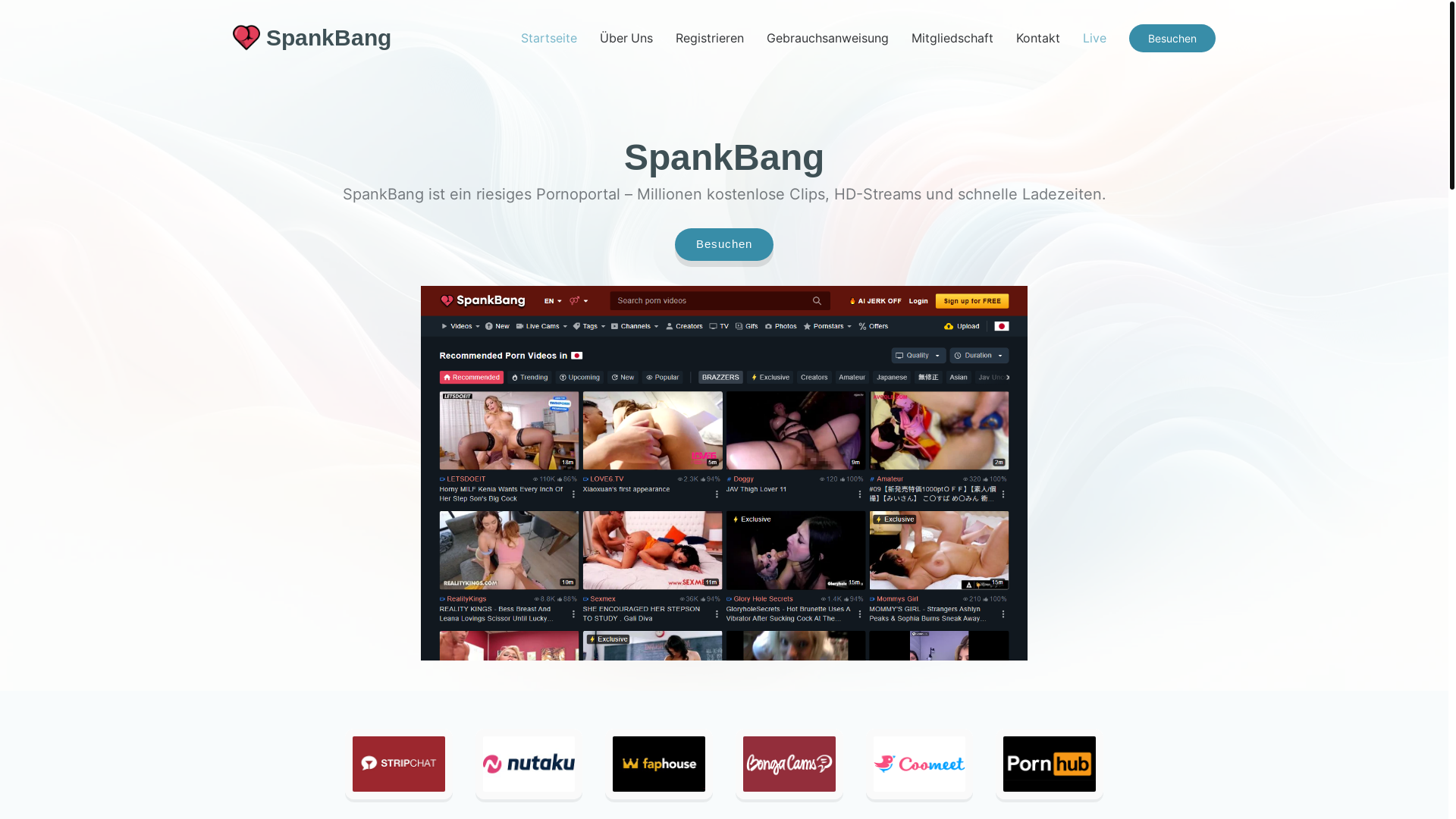 website screenshot of https://spankbang-german.com/