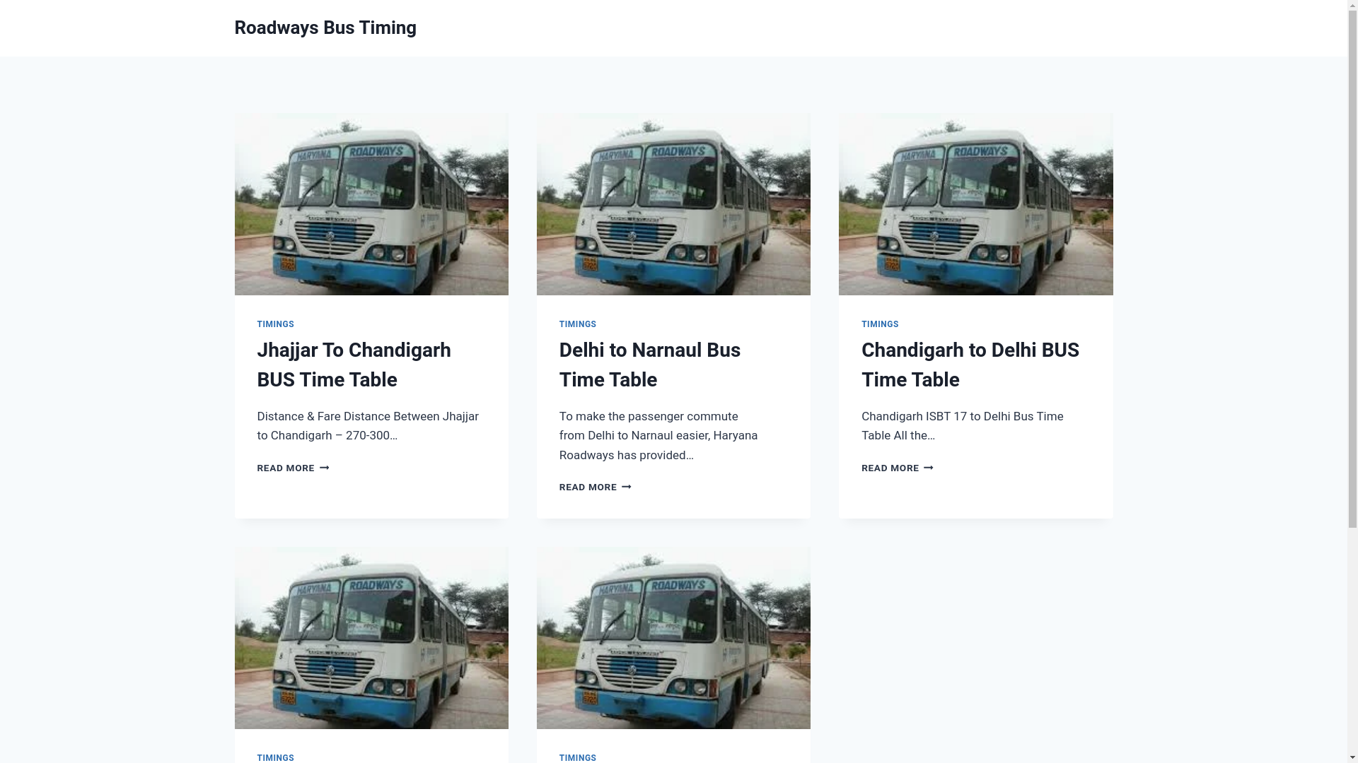 website screenshot of https://roadwaysbustiming.site/
