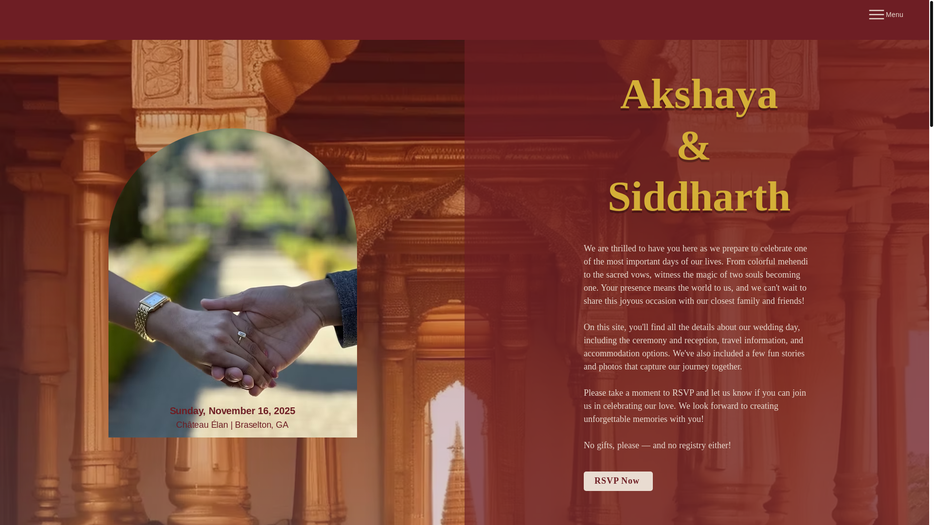 website screenshot of https://akshayasiddharth.com/