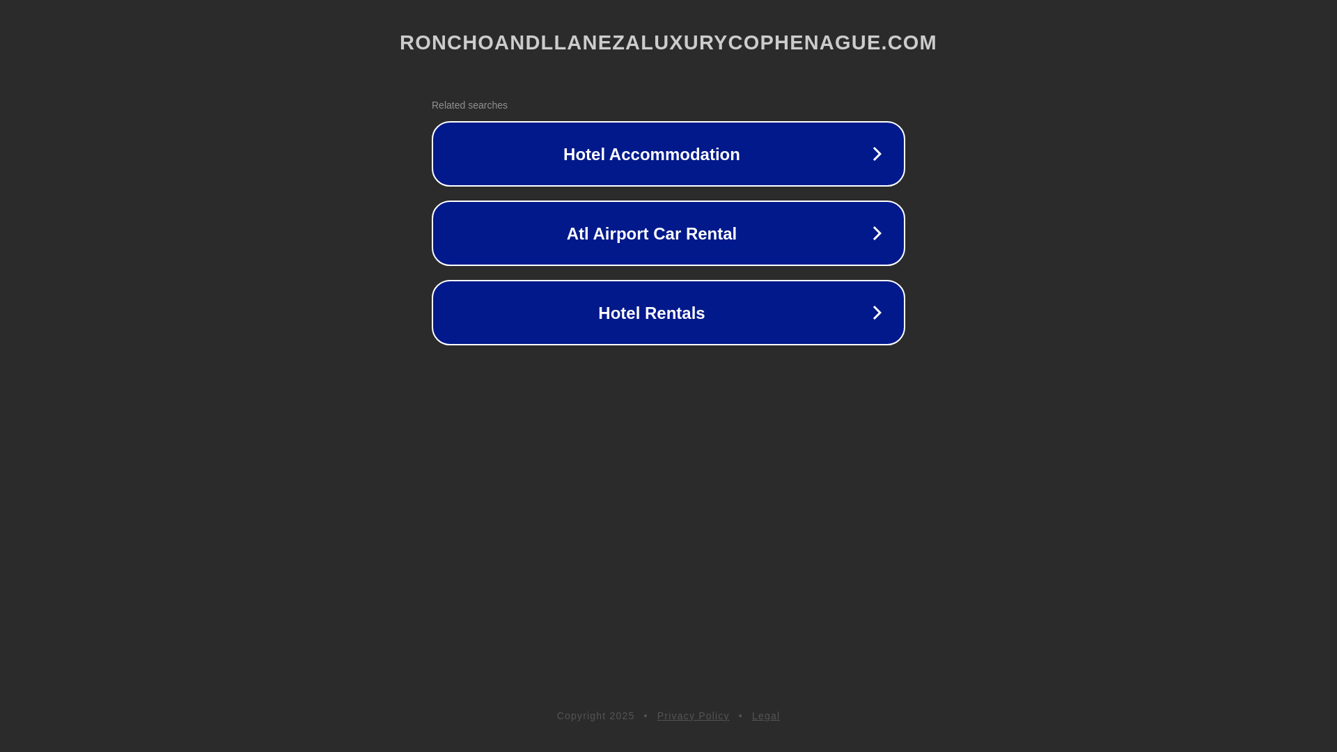 website screenshot of https://ronchoandllanezaluxurycophenague.com/