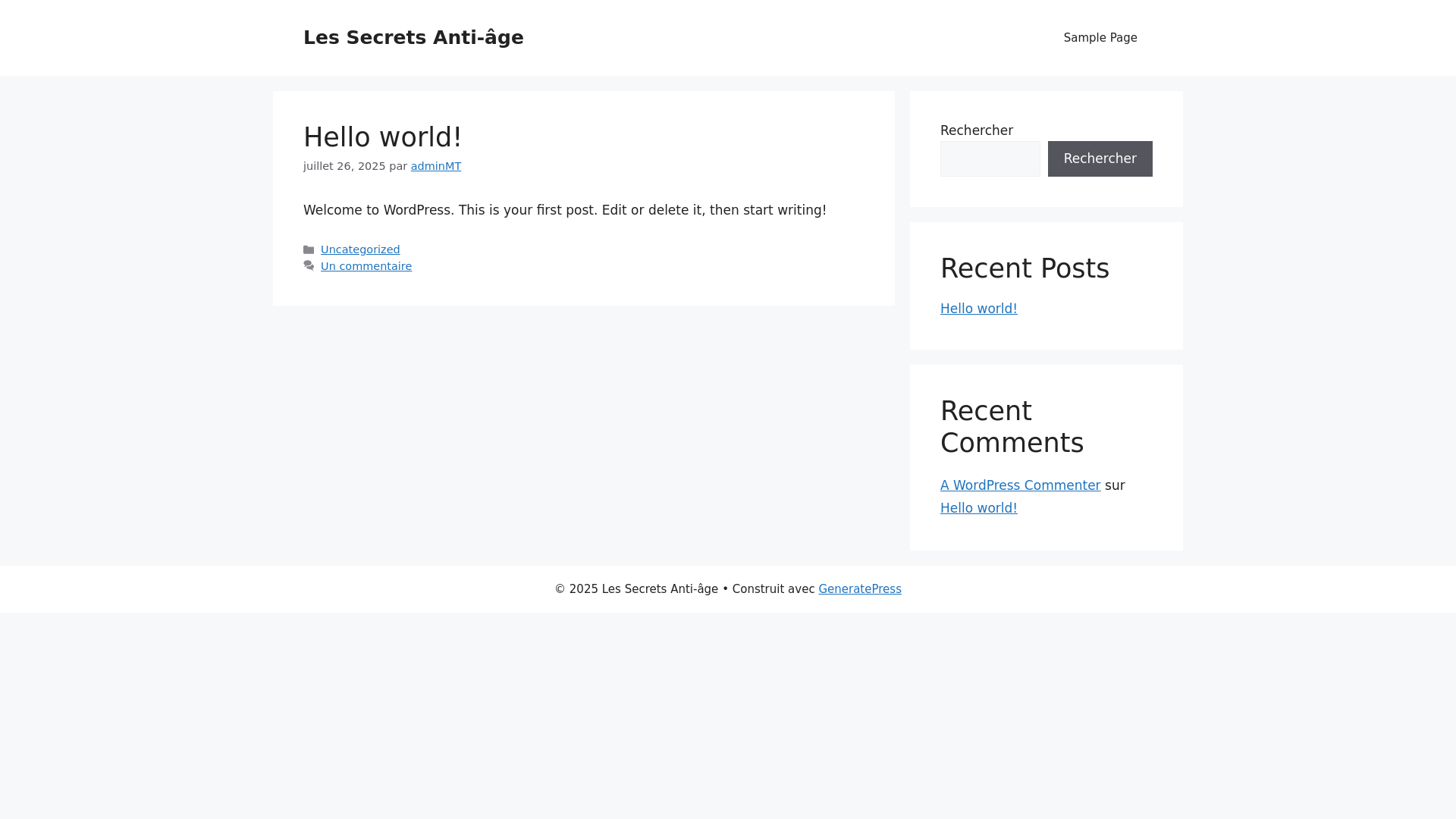 website screenshot of https://les-secrets-anti-age.fr/