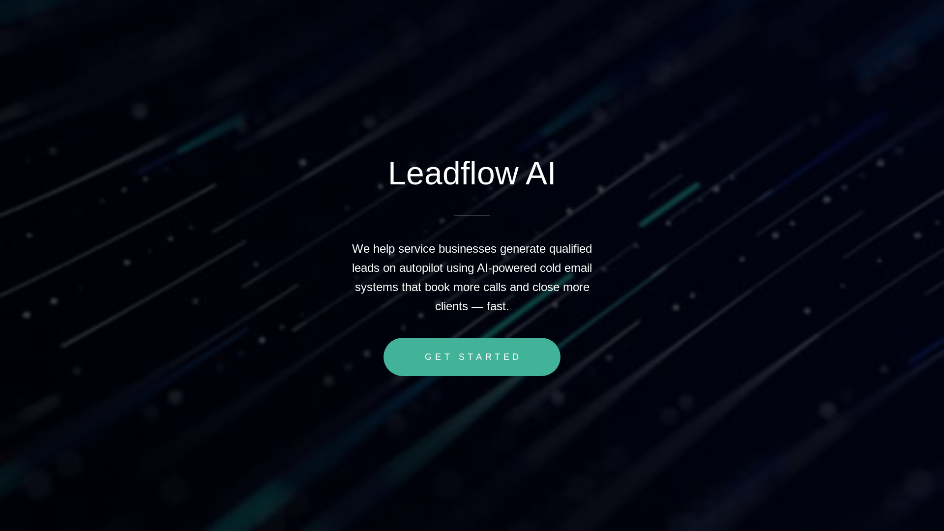 website screenshot of https://leadflowaigroup.com/