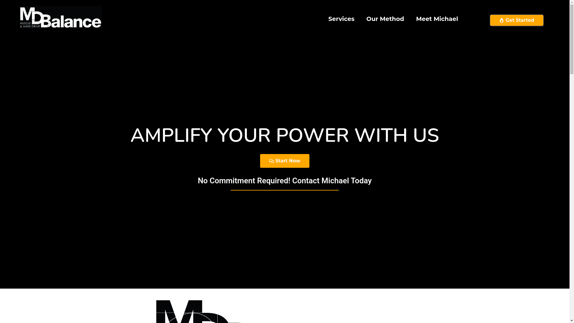 website screenshot of https://mdbalance.au/