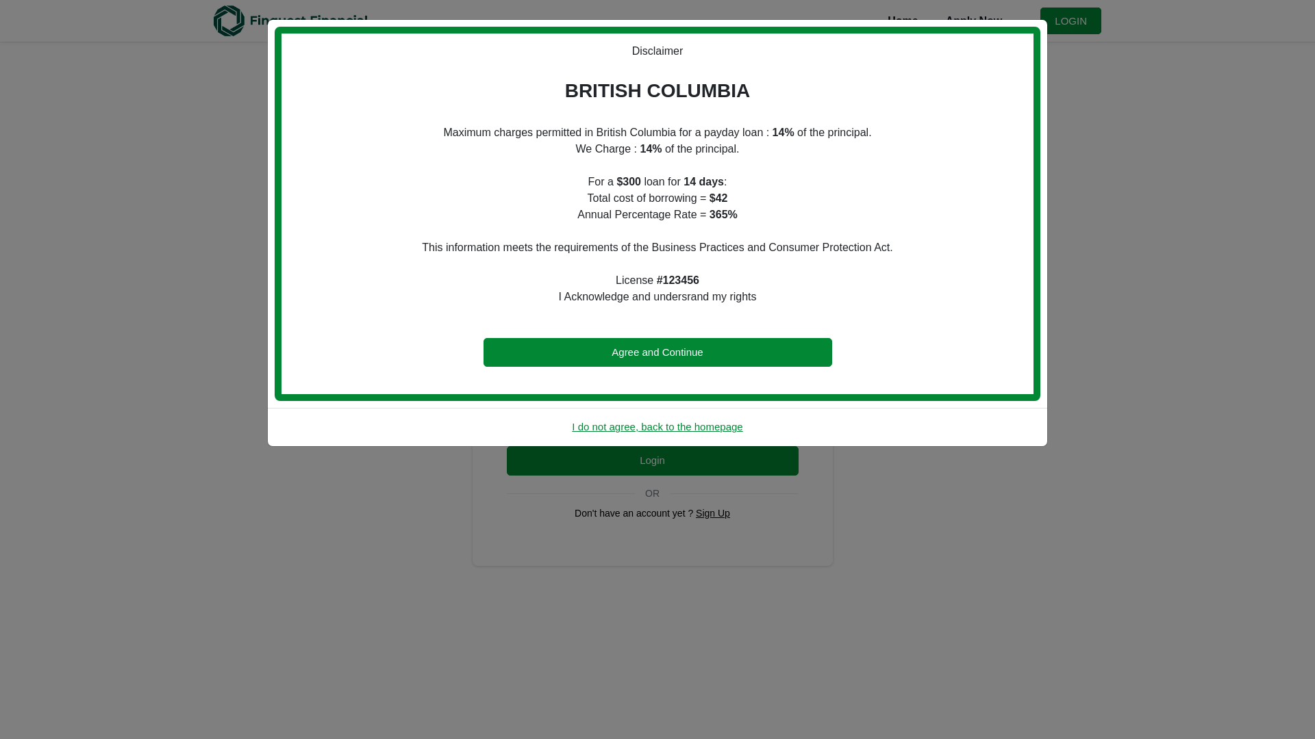 website screenshot of https://loan-mangement.pages.dev/