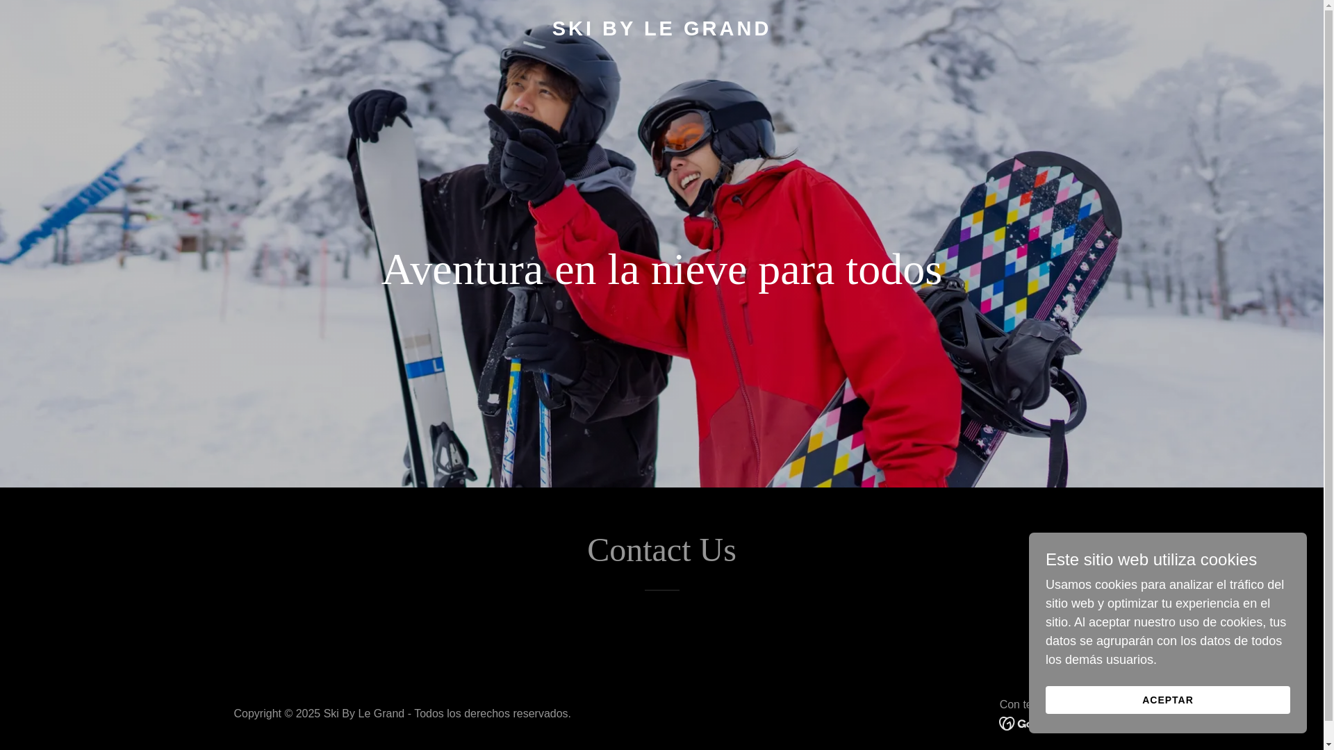 website screenshot of https://skibylegrand.com/