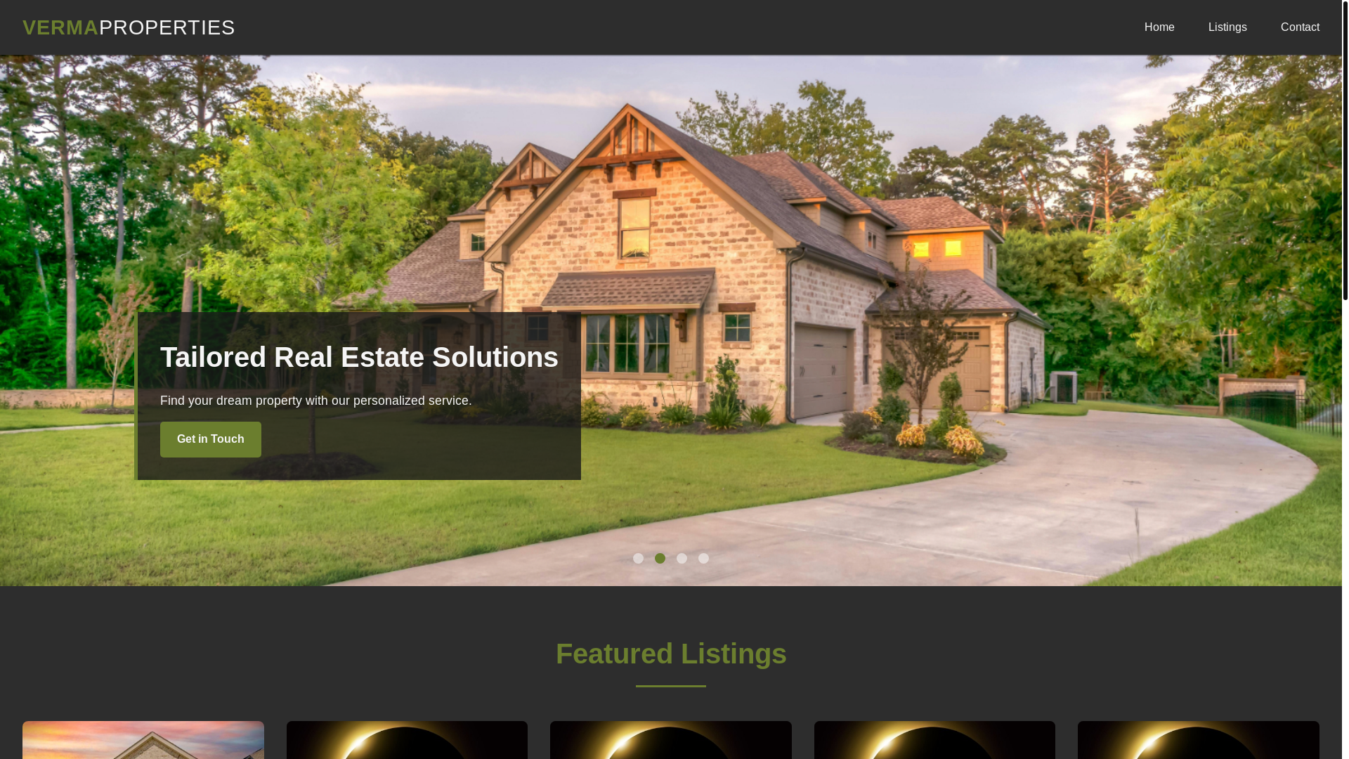 website screenshot of https://vermapropertiesllc.pages.dev/