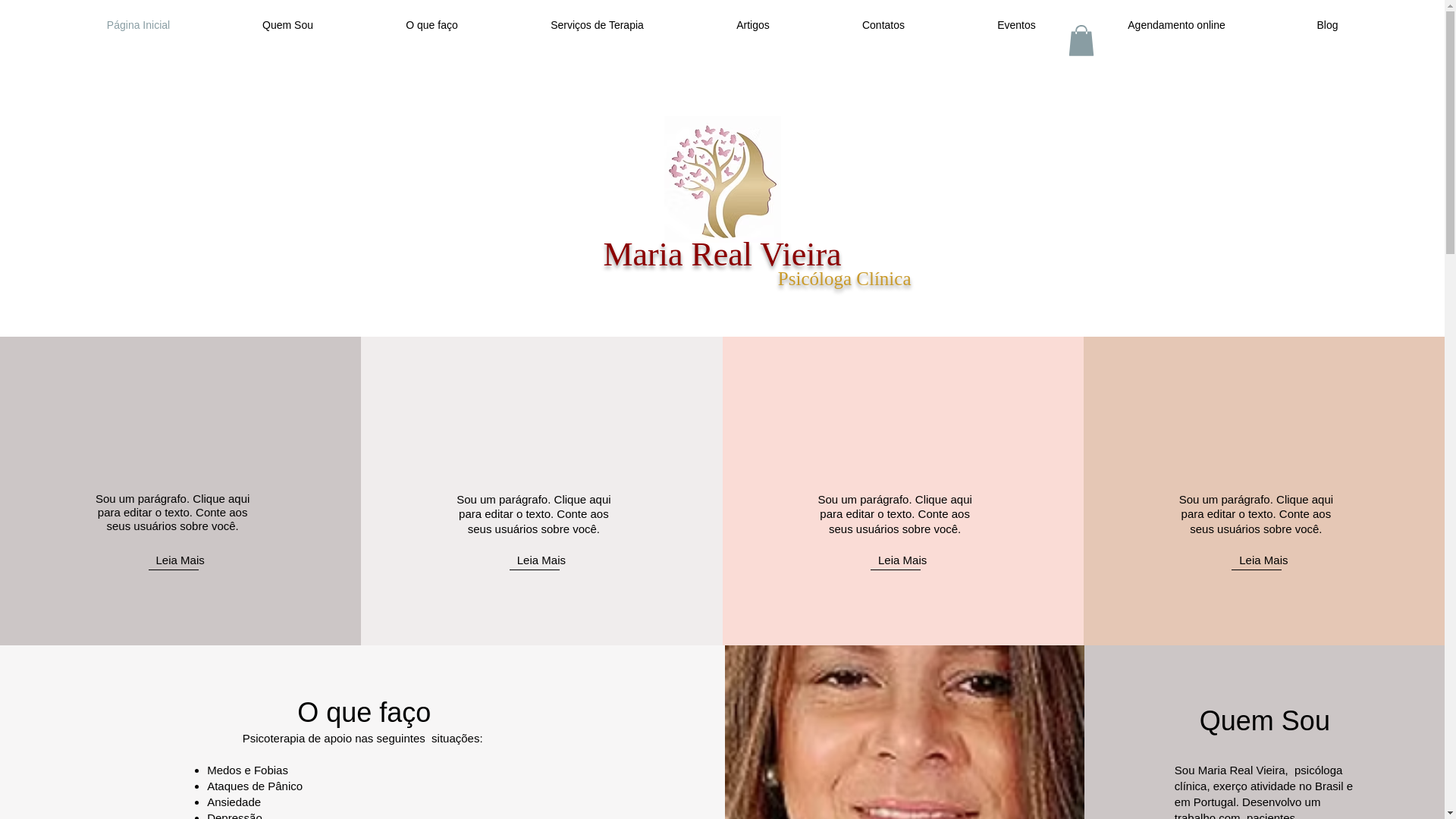 website screenshot of https://mariarealvieira.com/