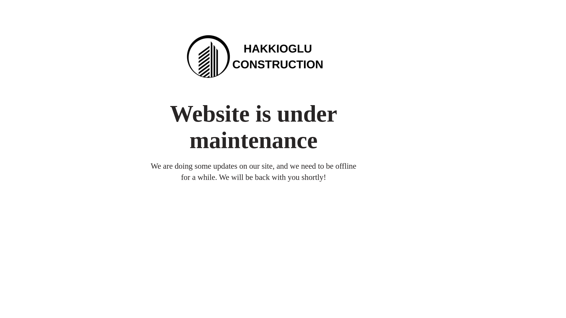 website screenshot of https://hakkiogluconstruction.com/