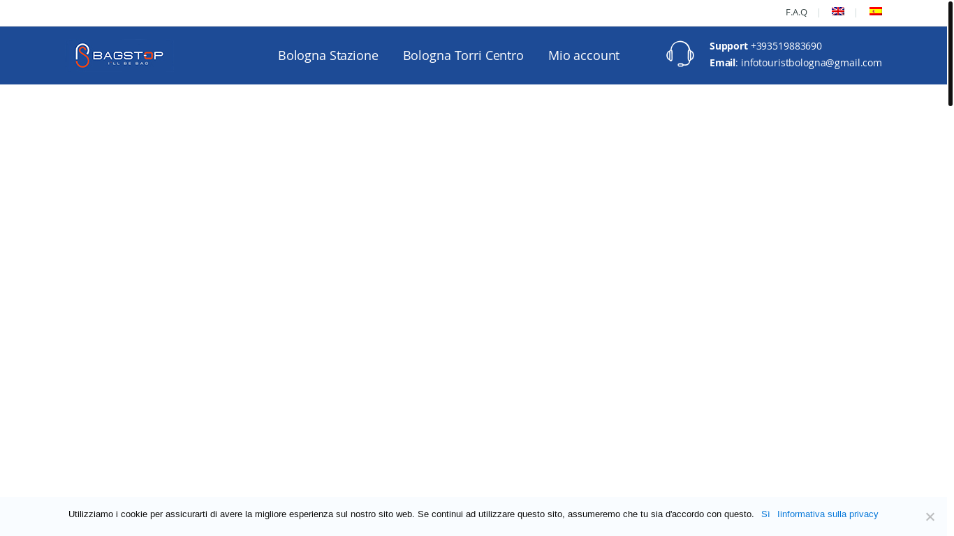 website screenshot of https://bagstop.it/