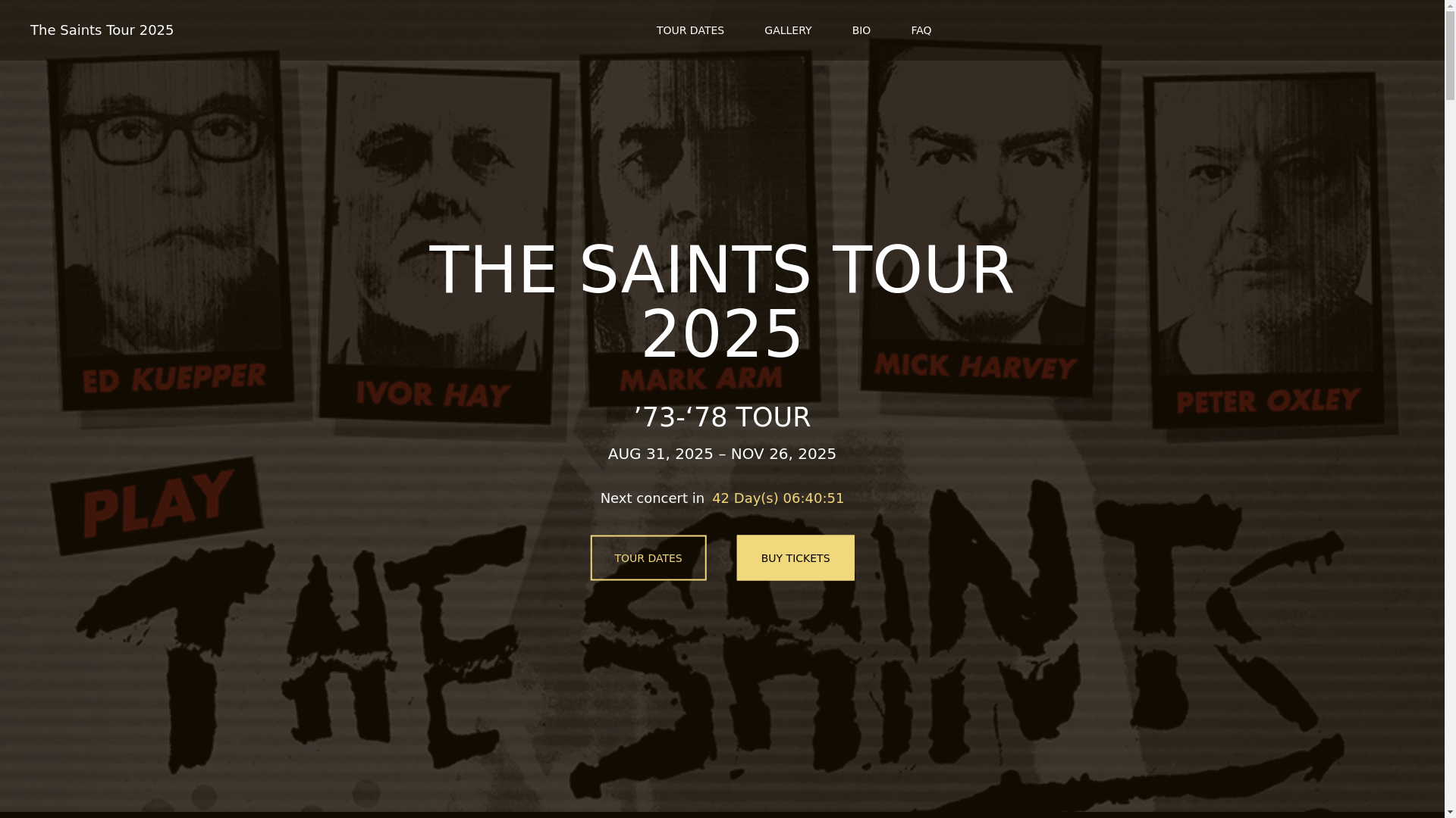 website screenshot of https://thesaintstouraustralia-com-github-io.pages.dev/