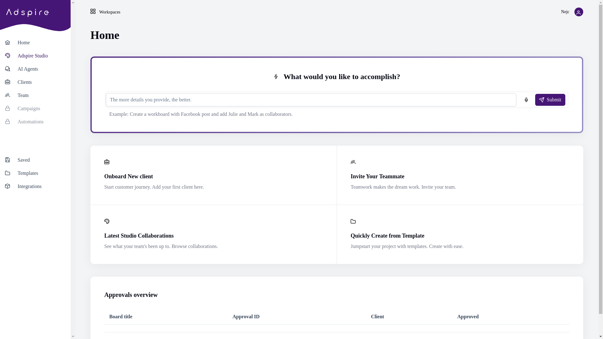 website screenshot of https://adspire-partners.pages.dev/