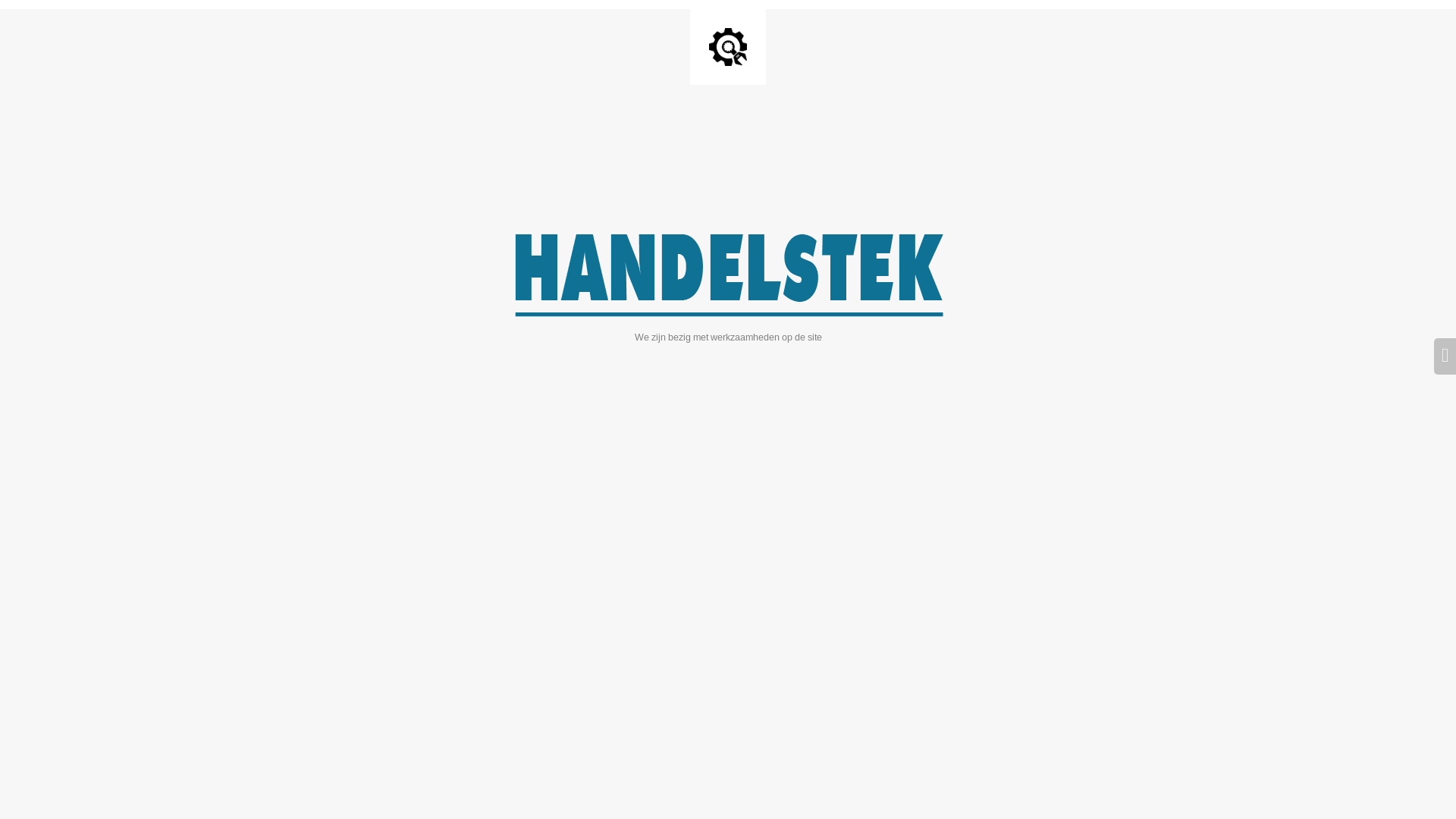 website screenshot of https://handelstek.nl/