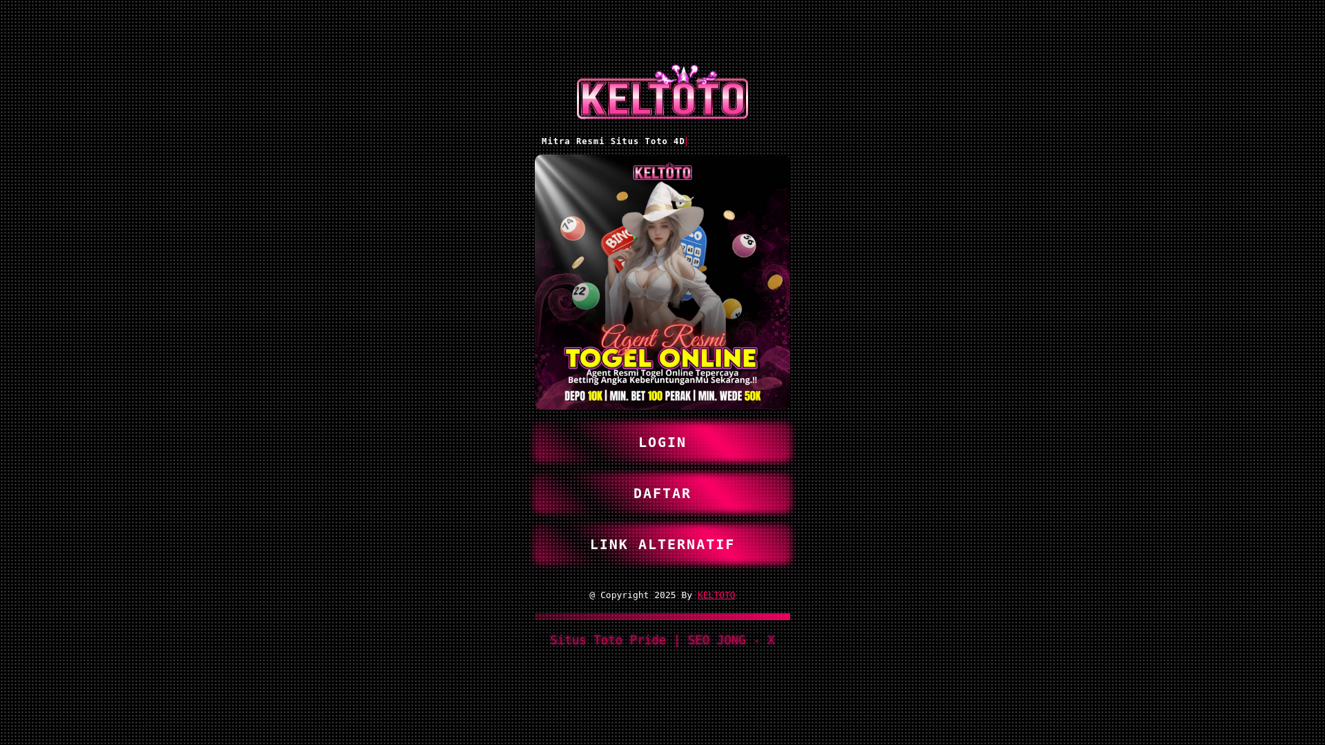website screenshot of https://suararakyatkeltotogrup.pages.dev/