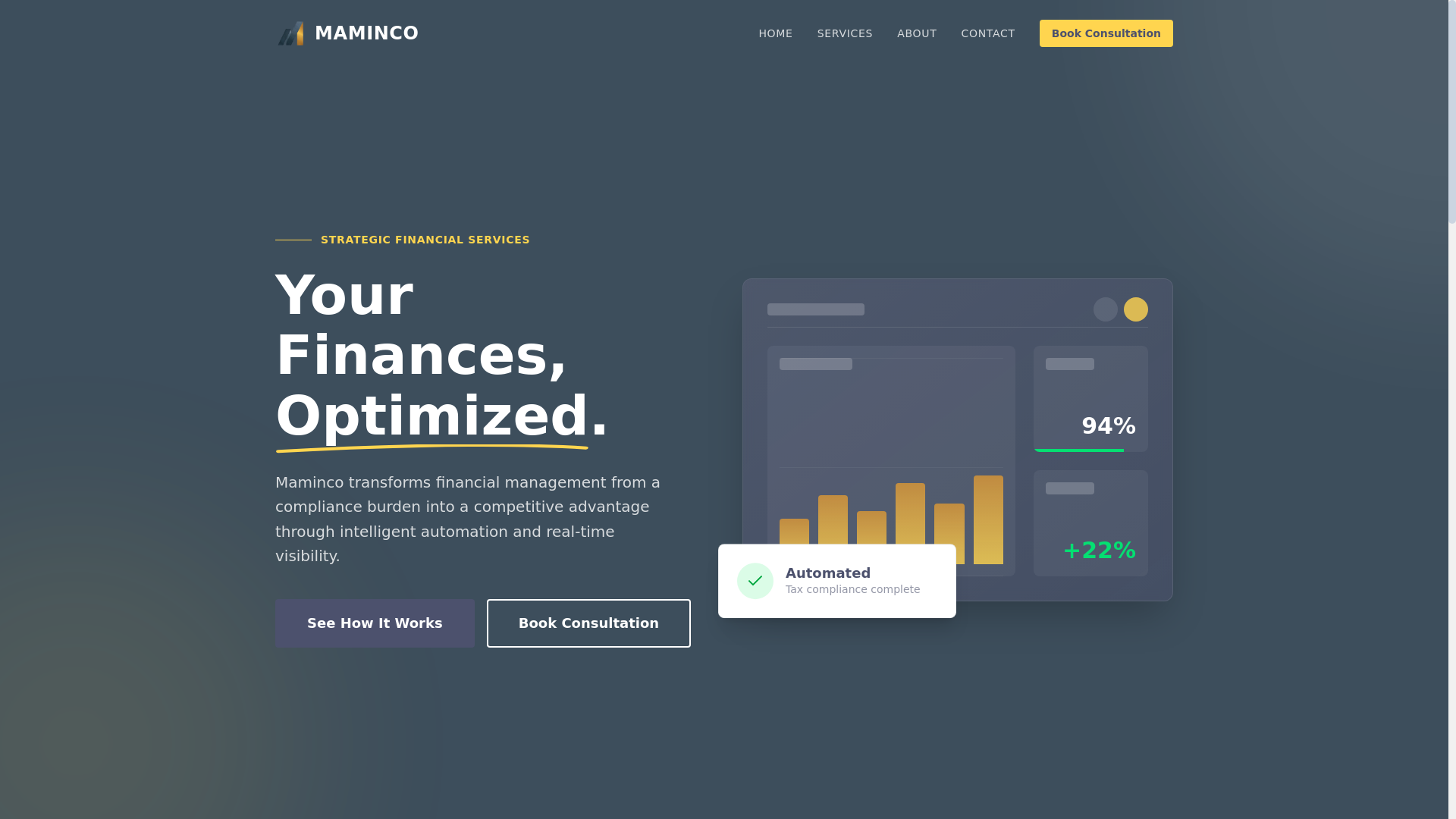 website screenshot of https://maminco-website.pages.dev/
