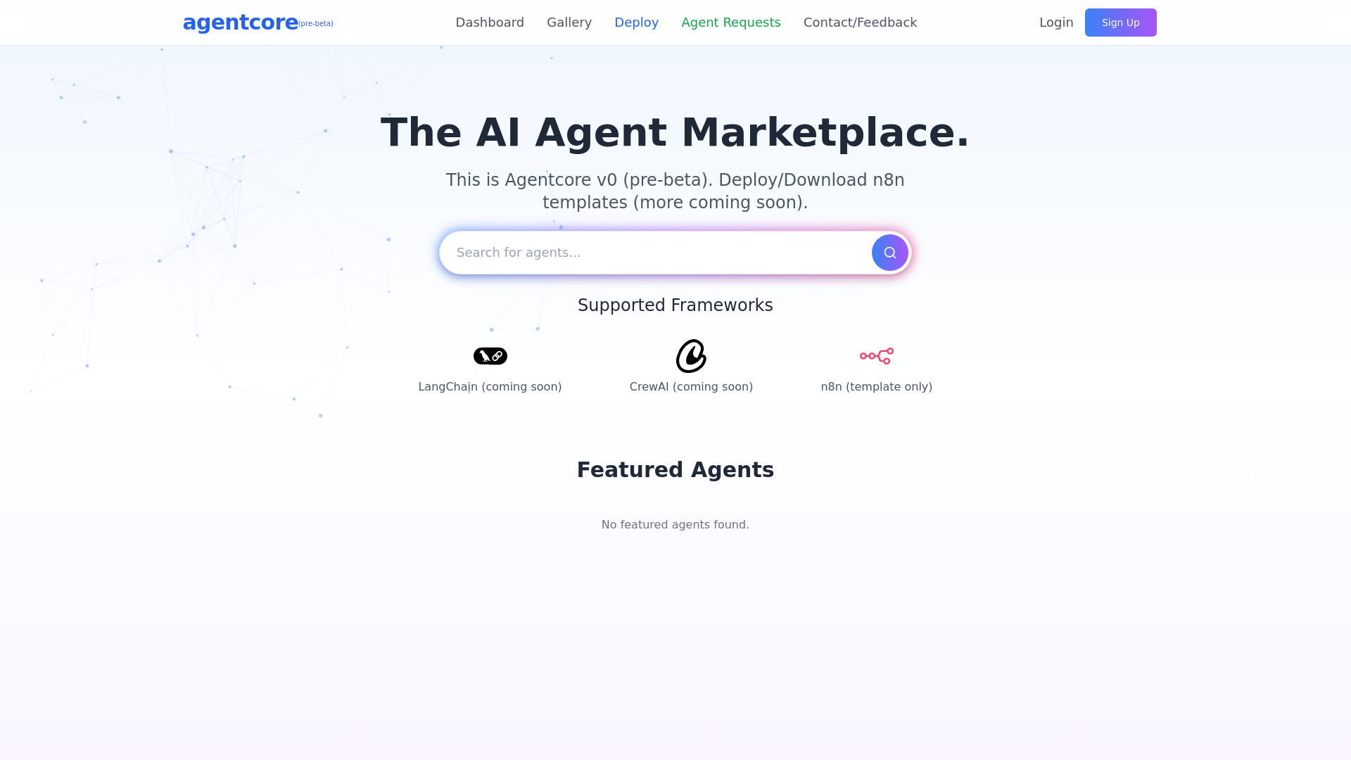 website screenshot of https://agentlink.one/
