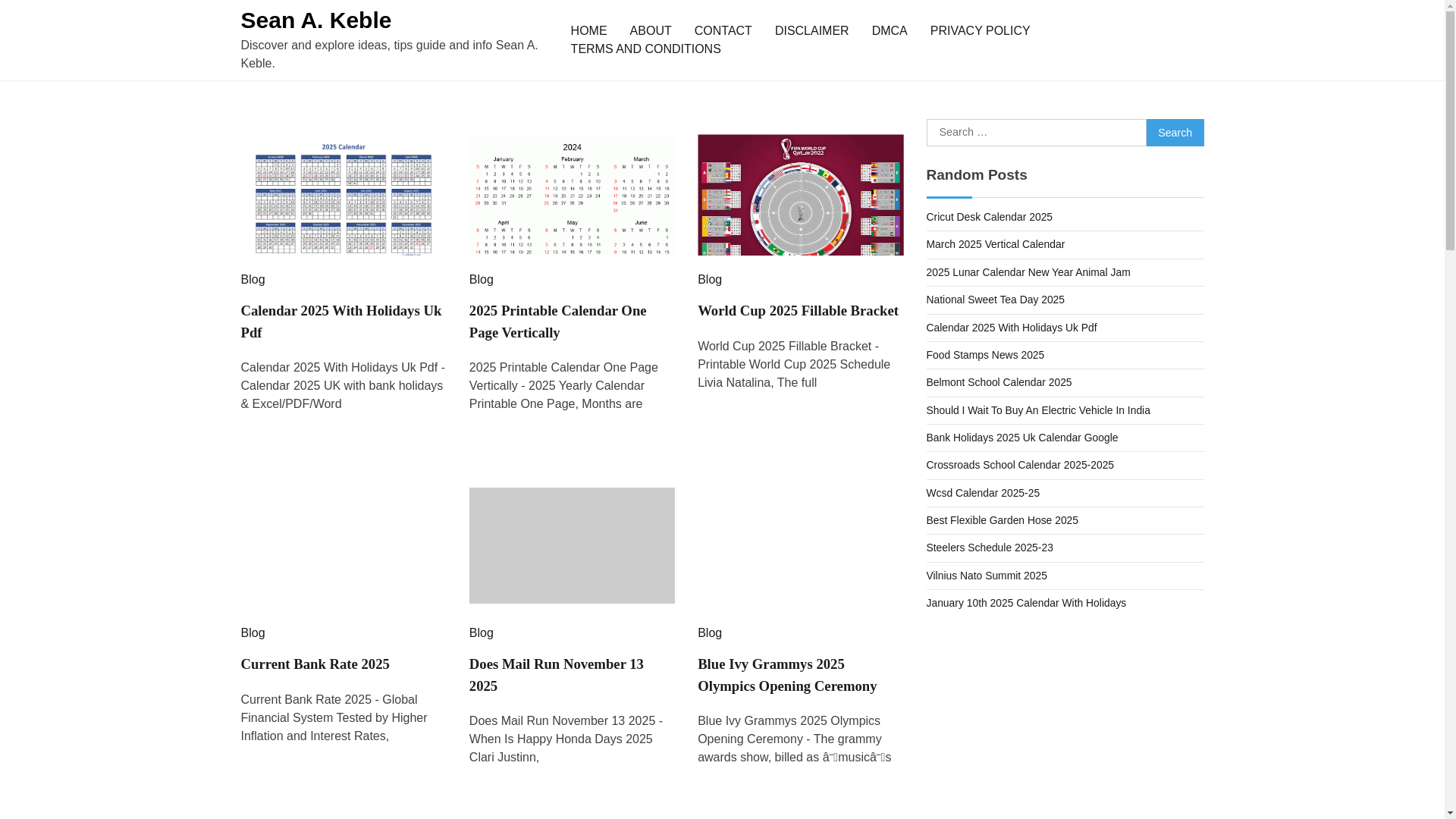 website screenshot of https://seanakeble.pages.dev/