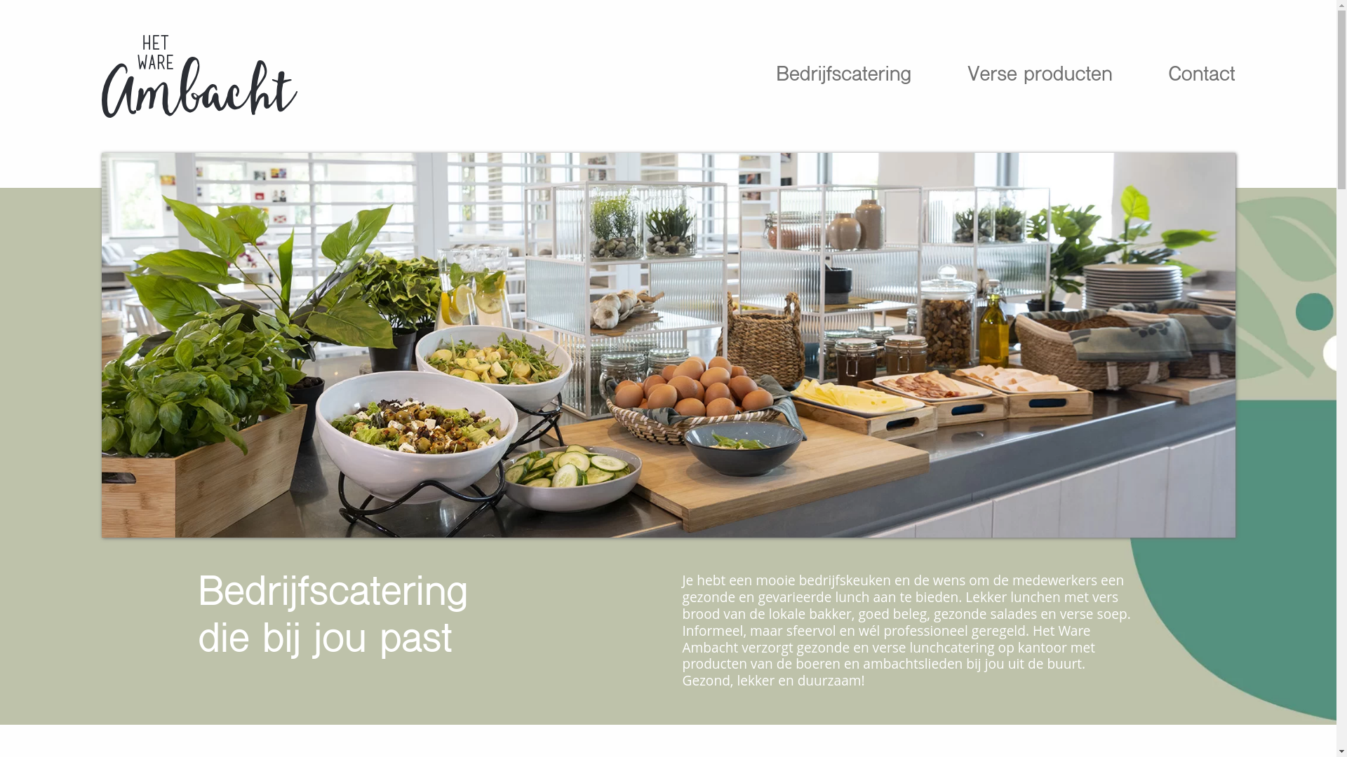 website screenshot of https://freshwareambacht.org/